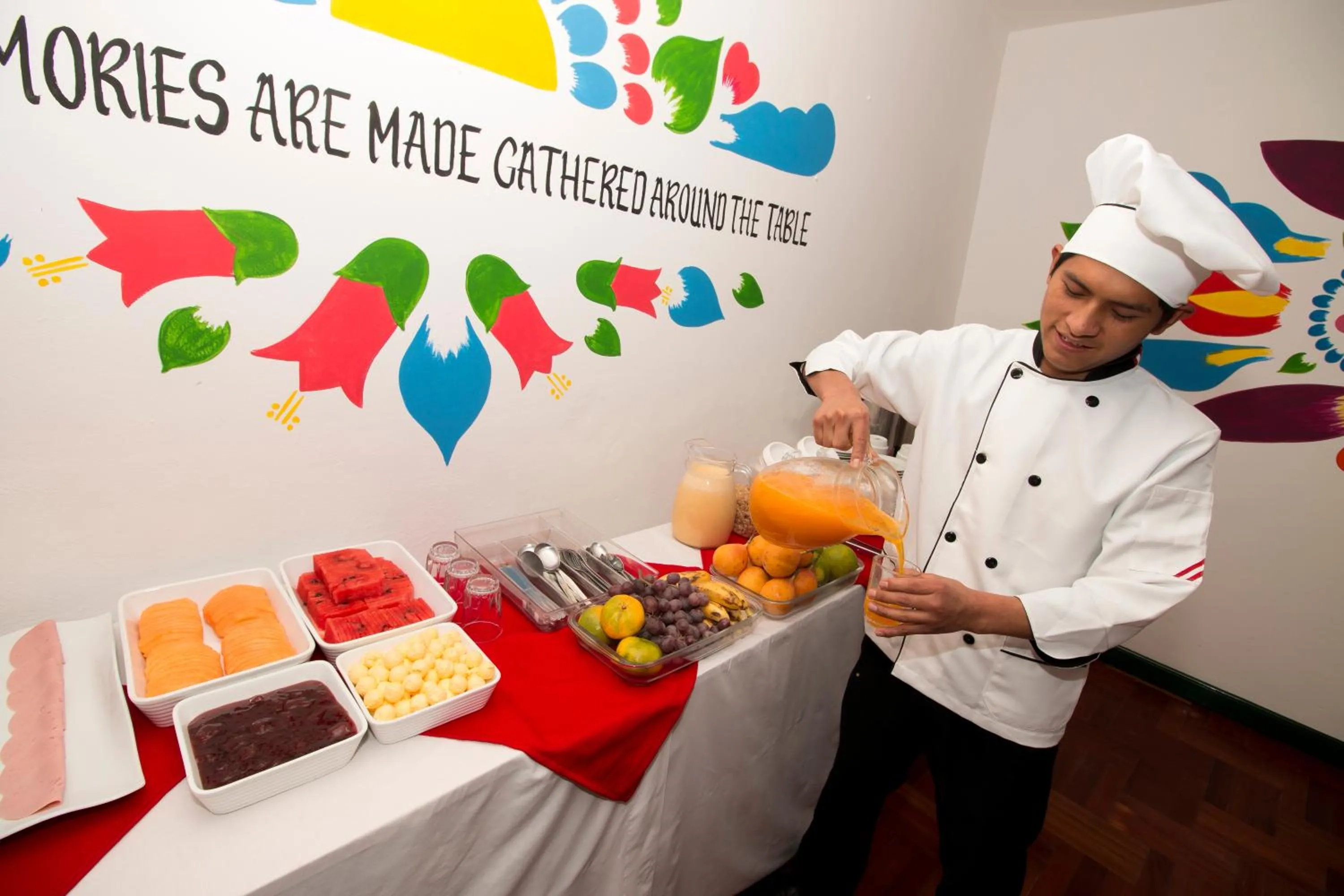 Staff in Cusco Plaza Nazarenas