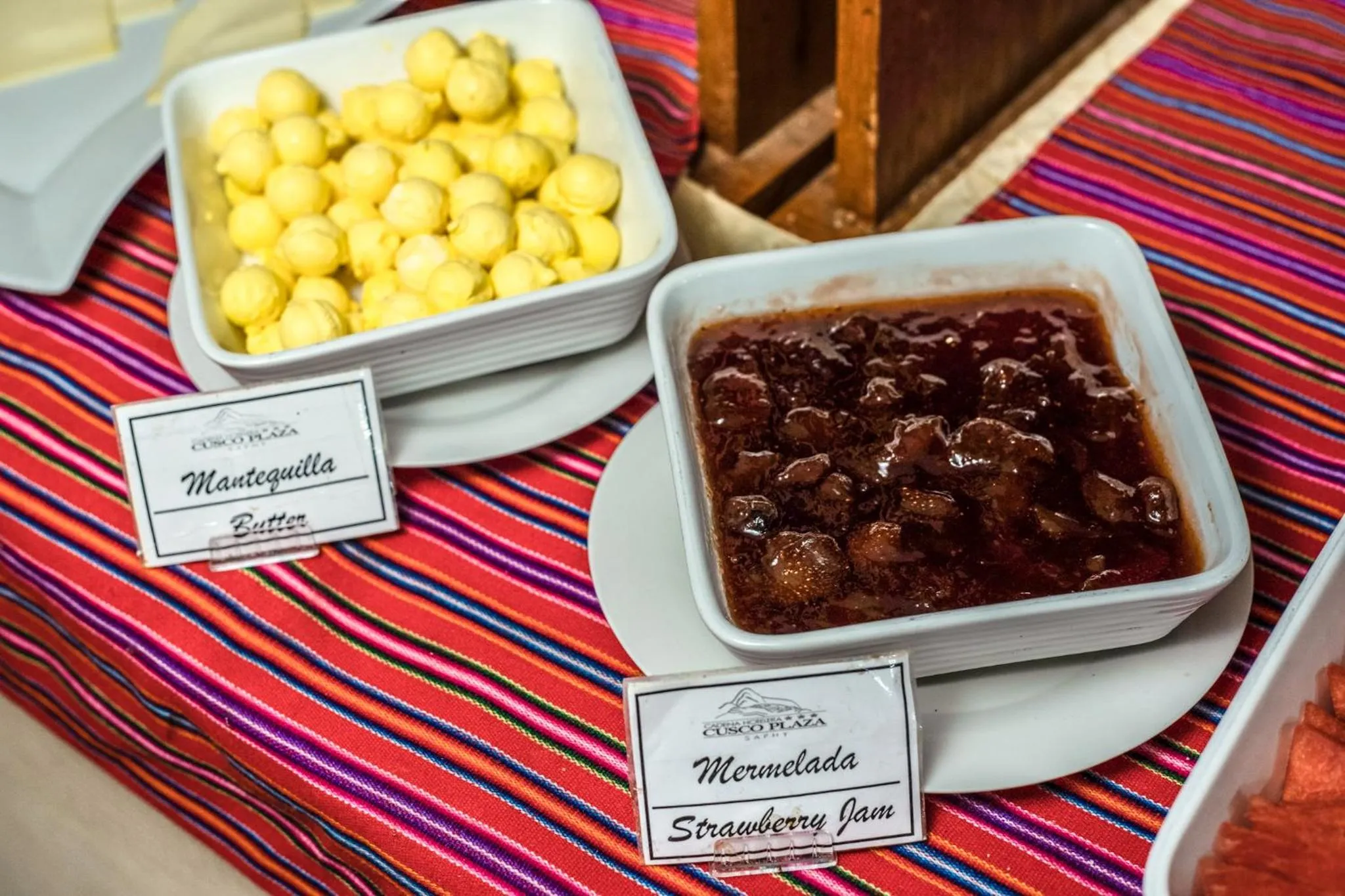 Breakfast in Cusco Plaza Nazarenas