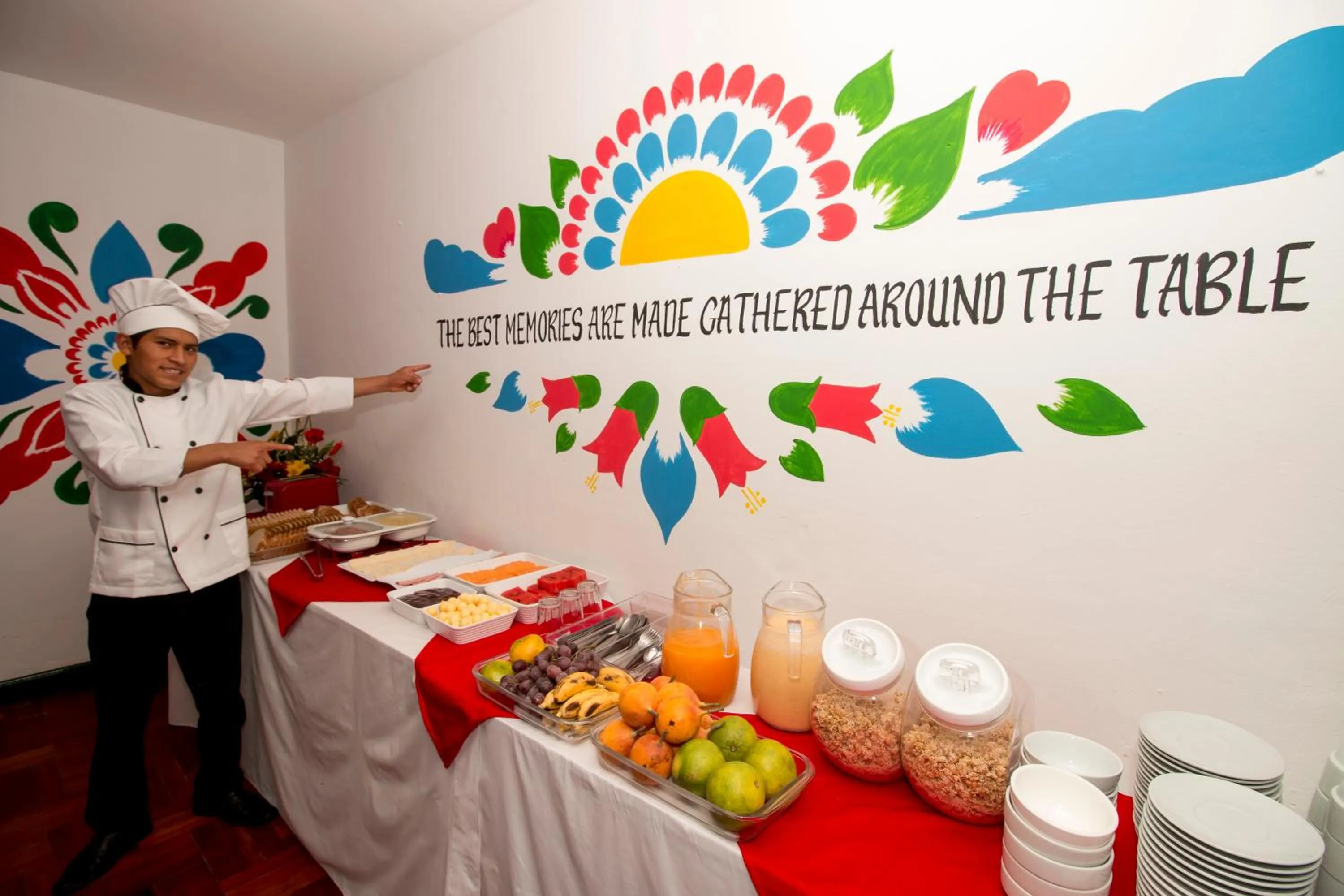 Staff in Cusco Plaza Nazarenas