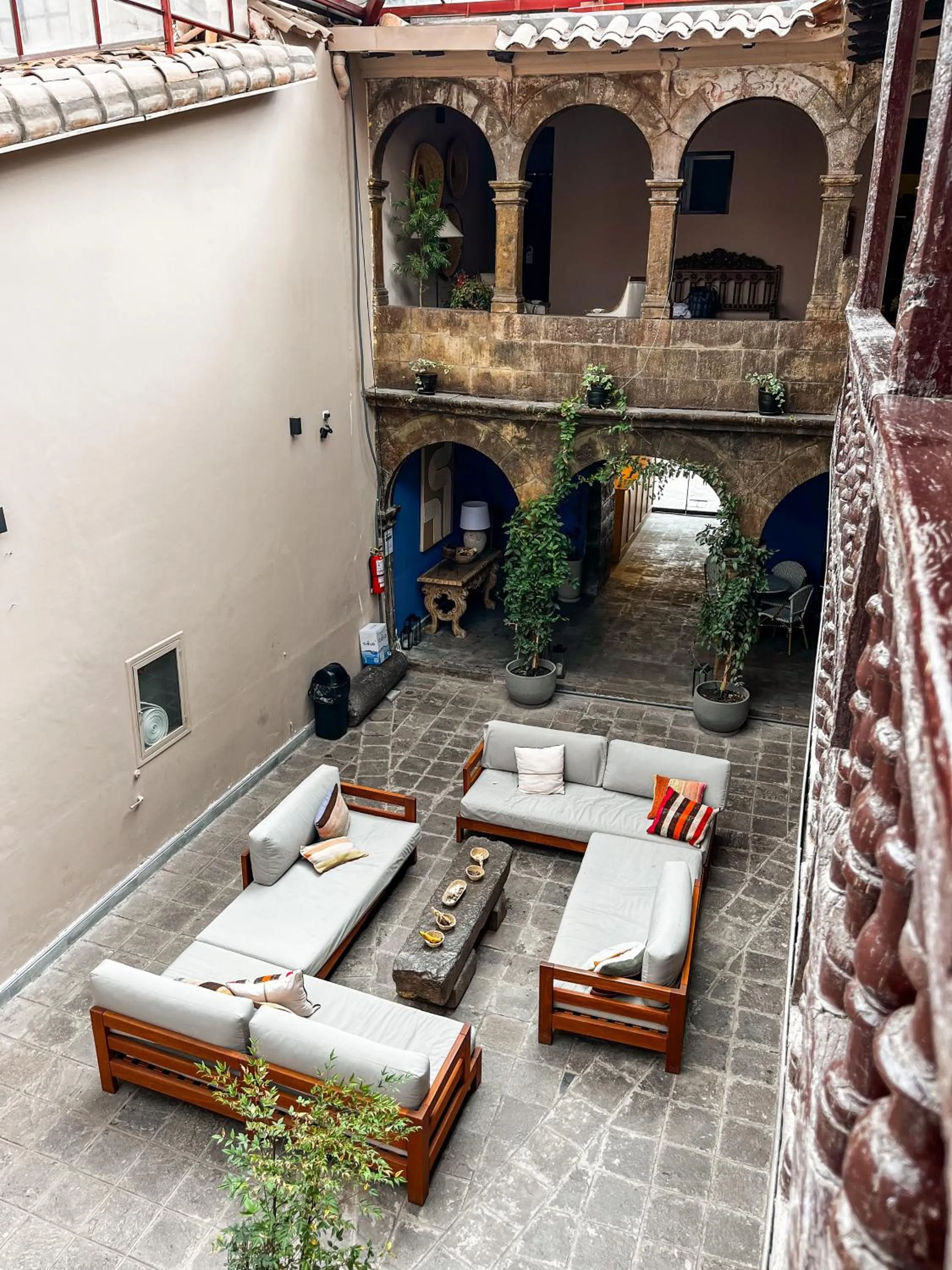 Patio in Hotel Cusco Plaza Saphi