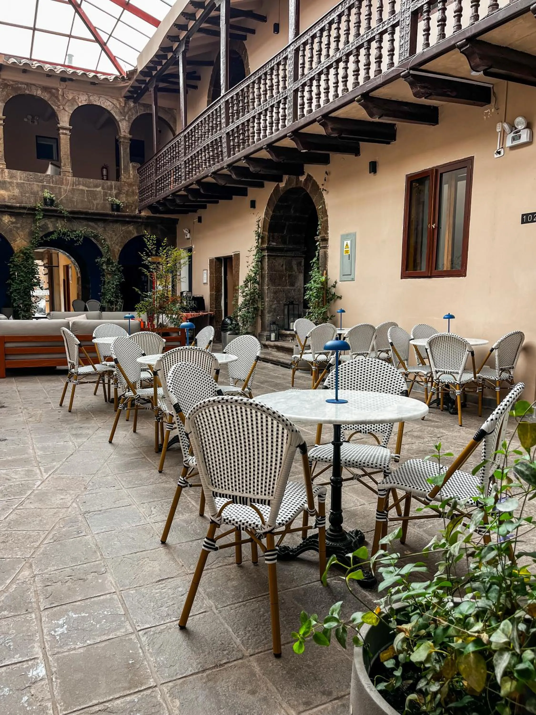 Patio in Hotel Cusco Plaza Saphi