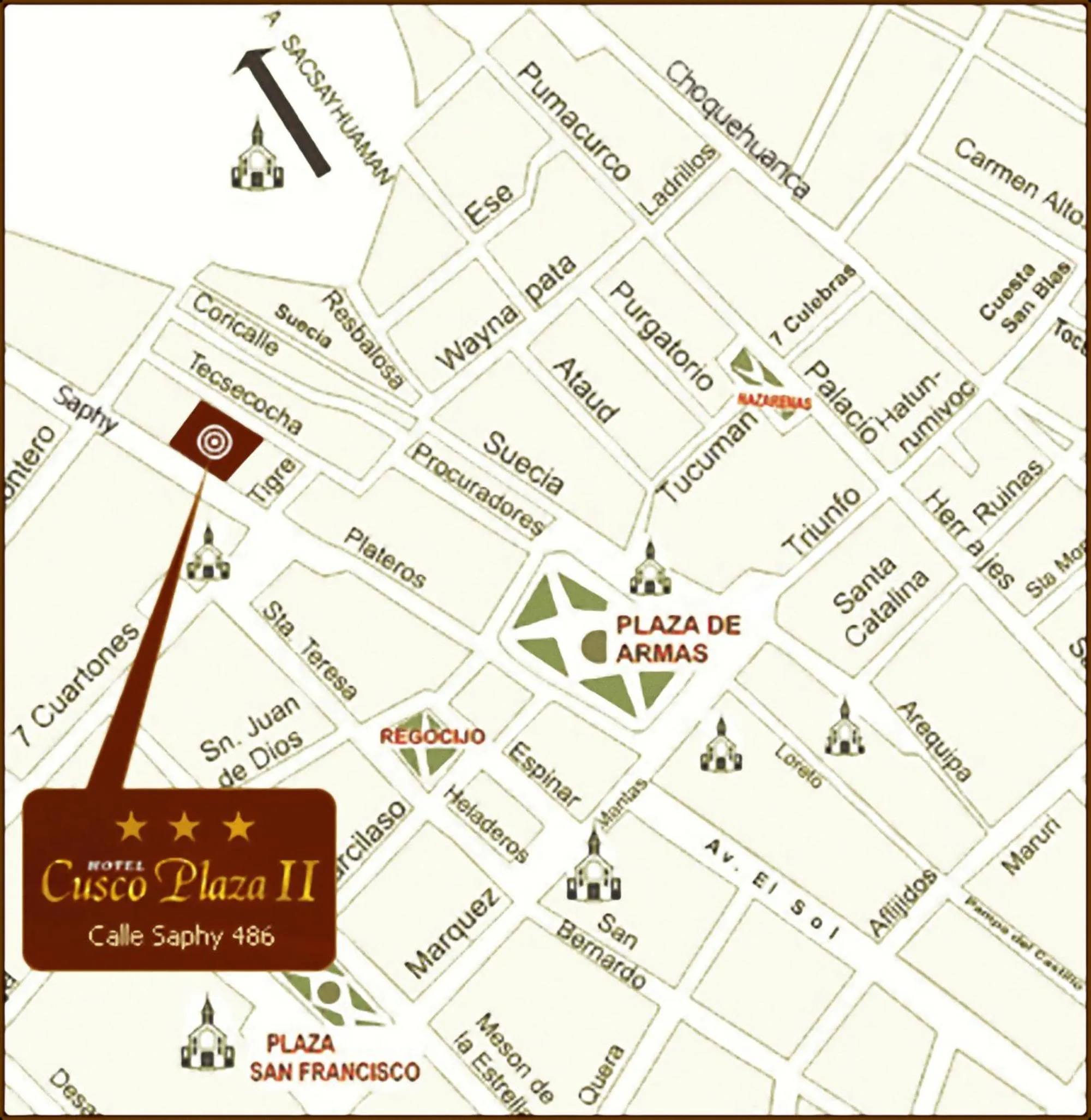 View (from property/room) in Hotel Cusco Plaza Saphi