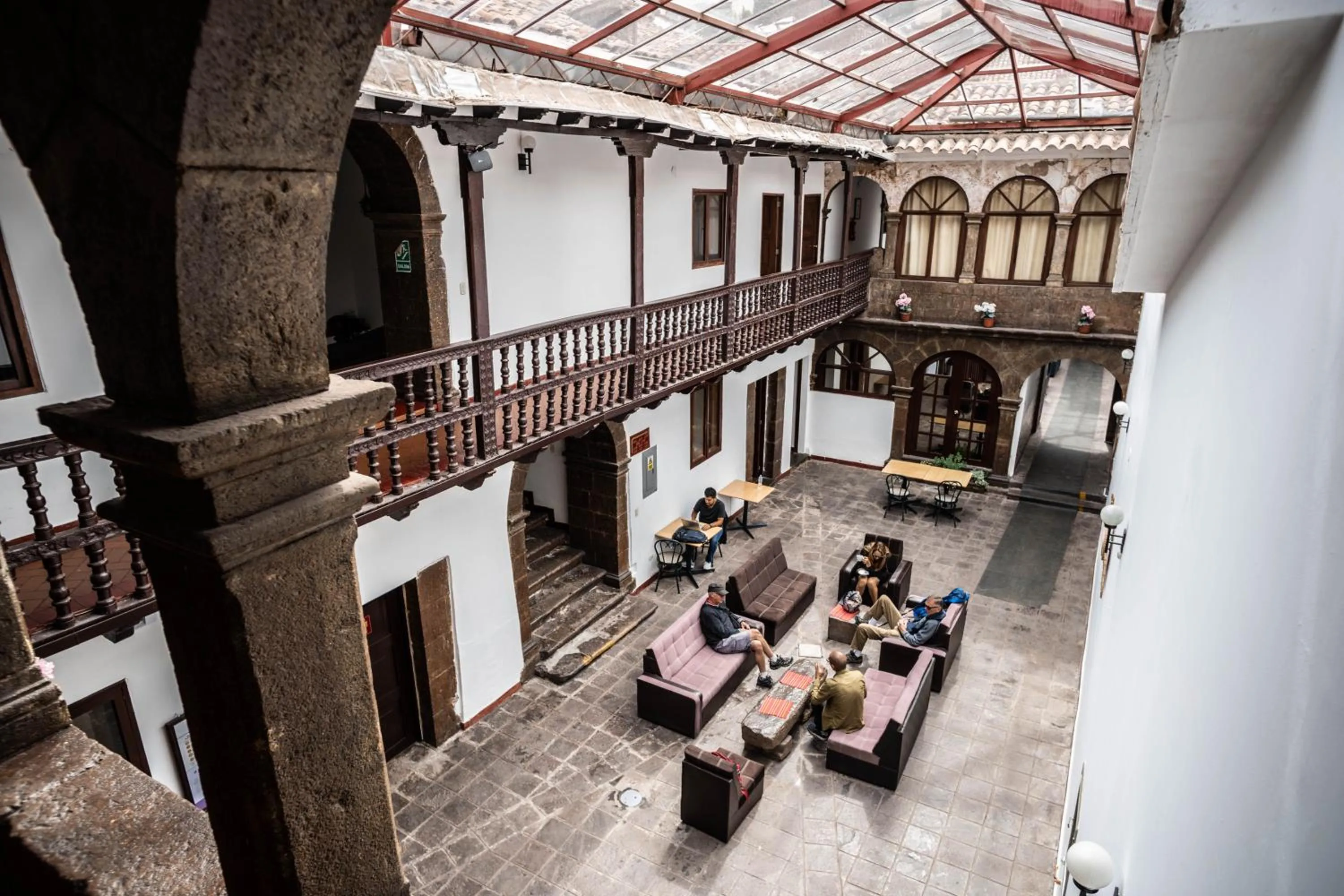 Bird's eye view in Hotel Cusco Plaza Saphi