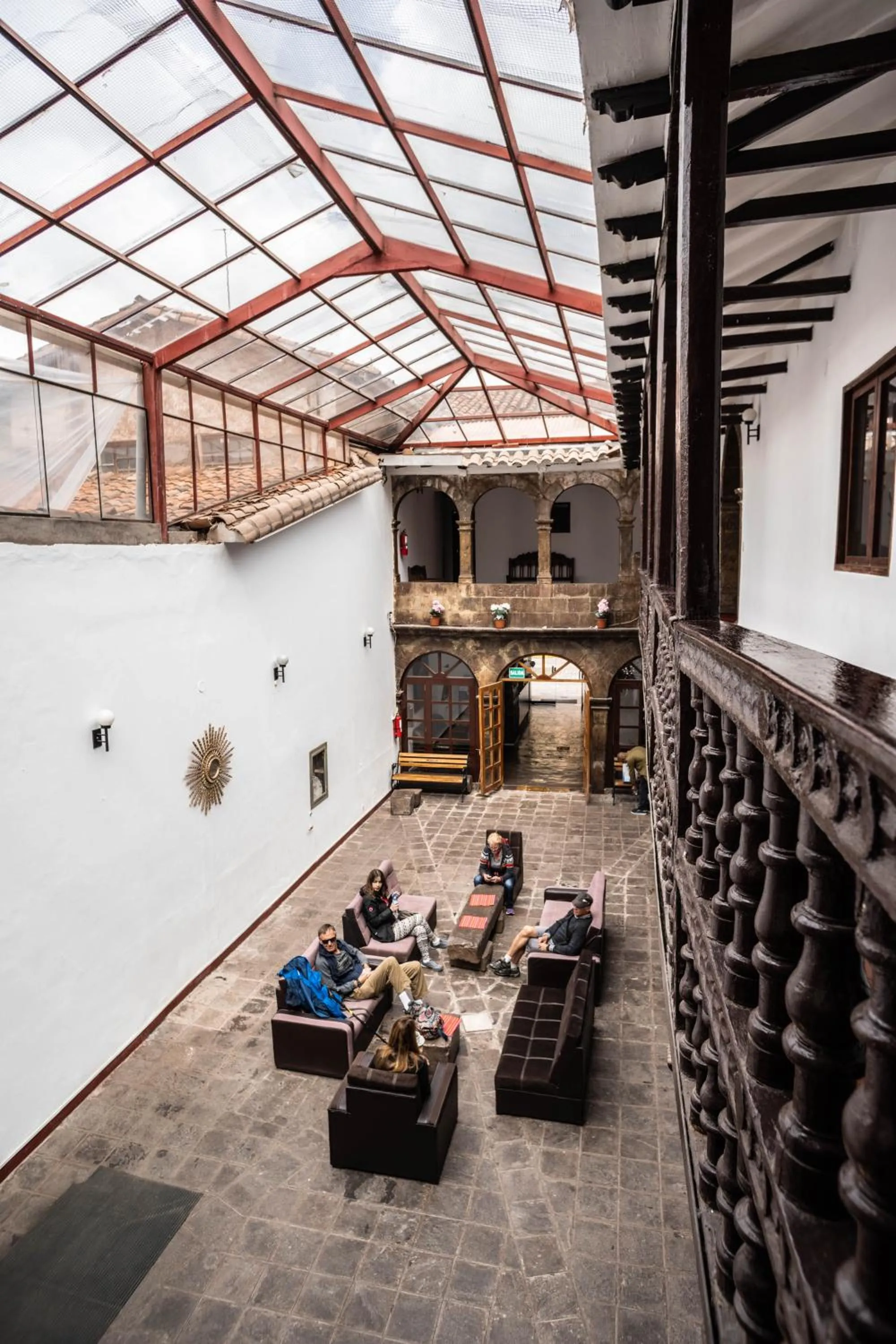 Bird's eye view in Hotel Cusco Plaza Saphi