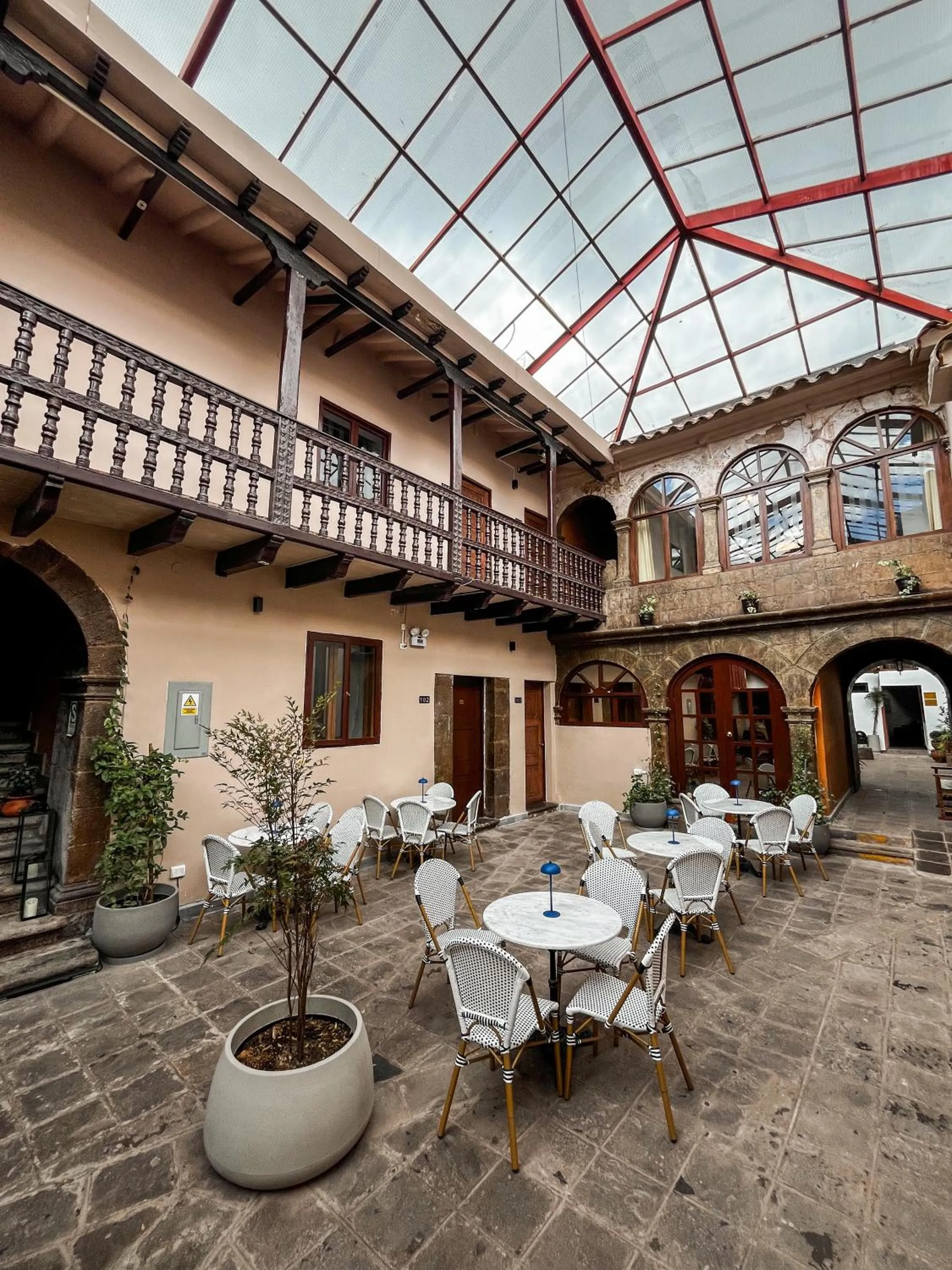 Patio in Hotel Cusco Plaza Saphi