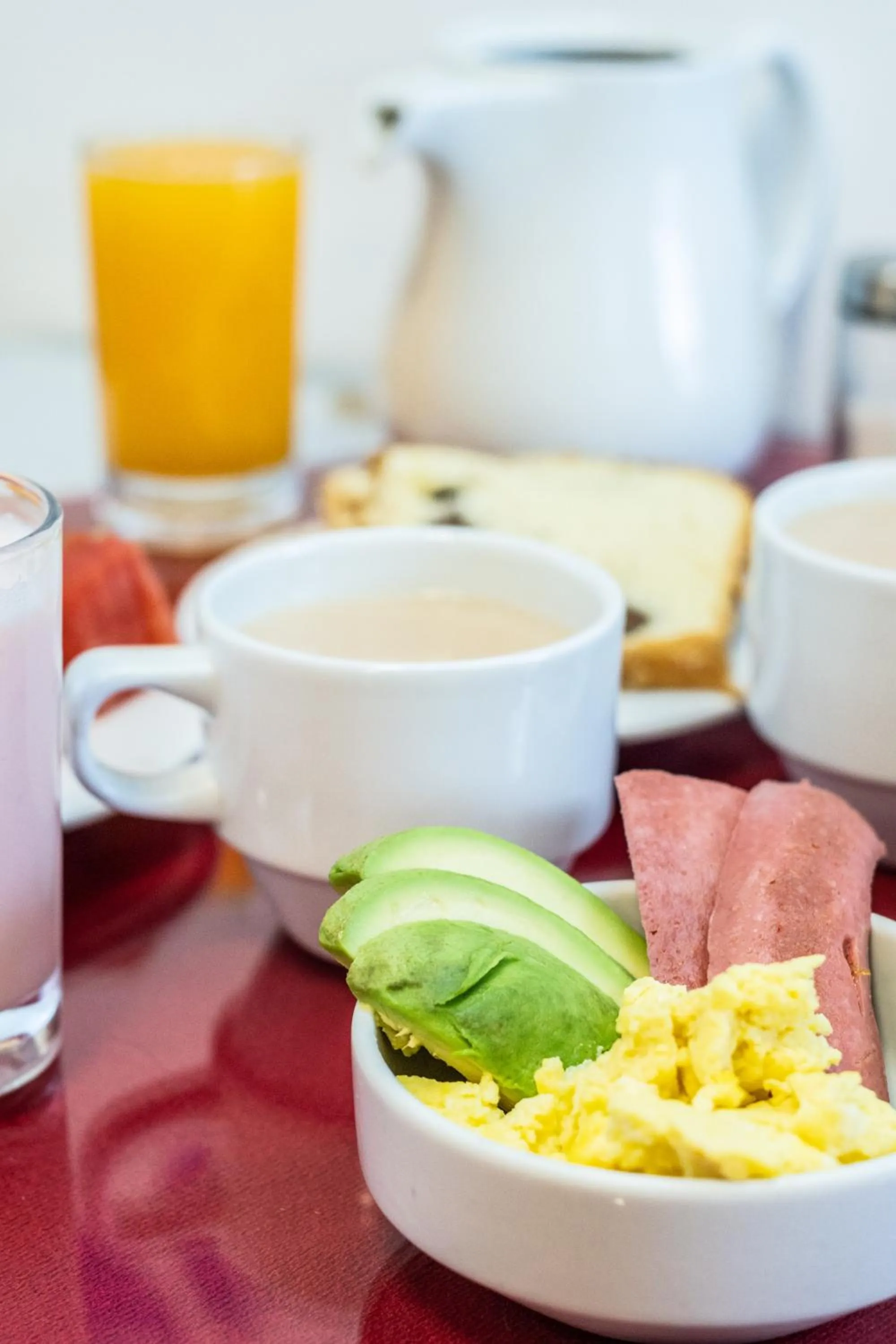 Continental breakfast in Hotel Cusco Plaza Saphi