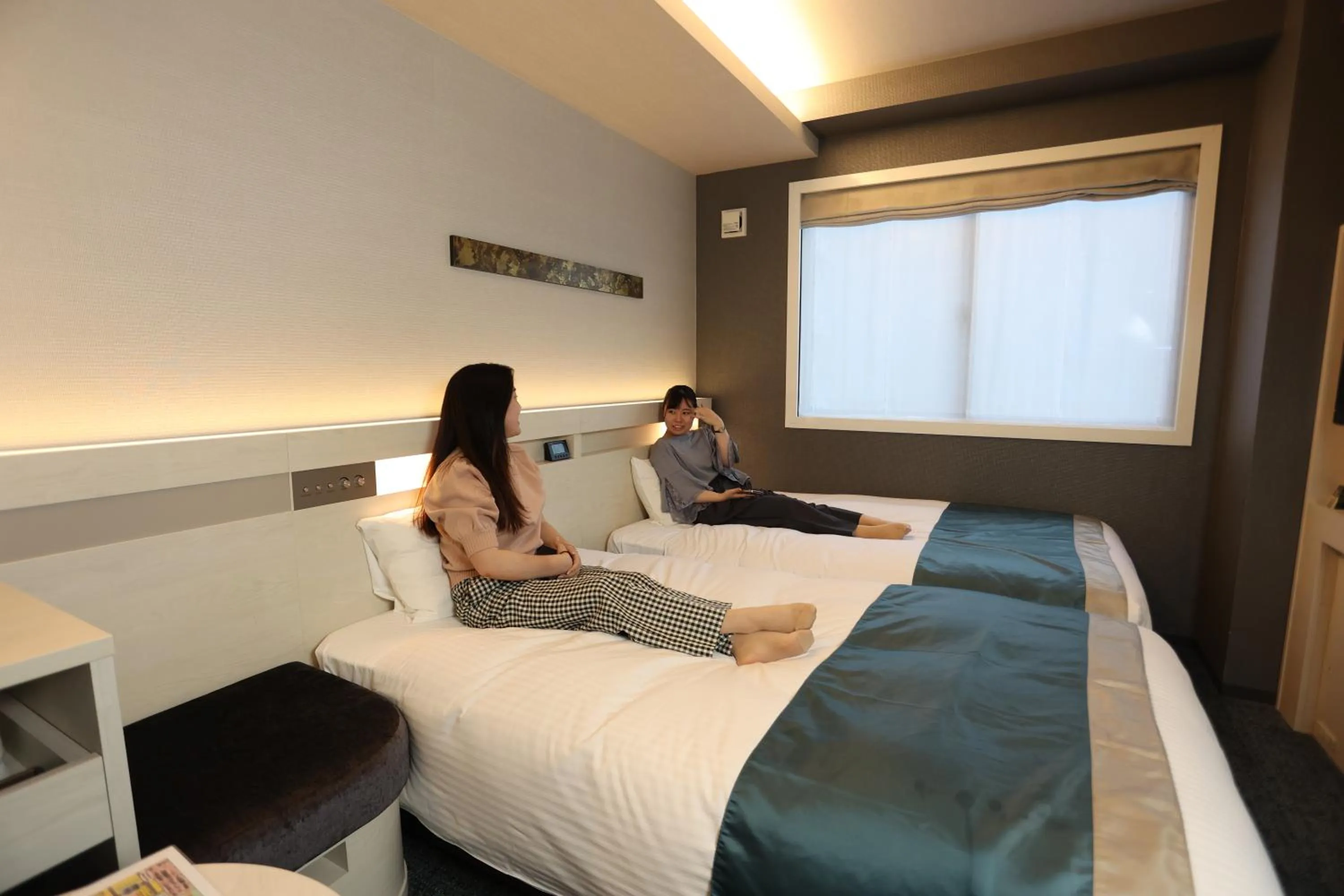 People, Bed in Urban Hotel Kyoto Shijo Premium