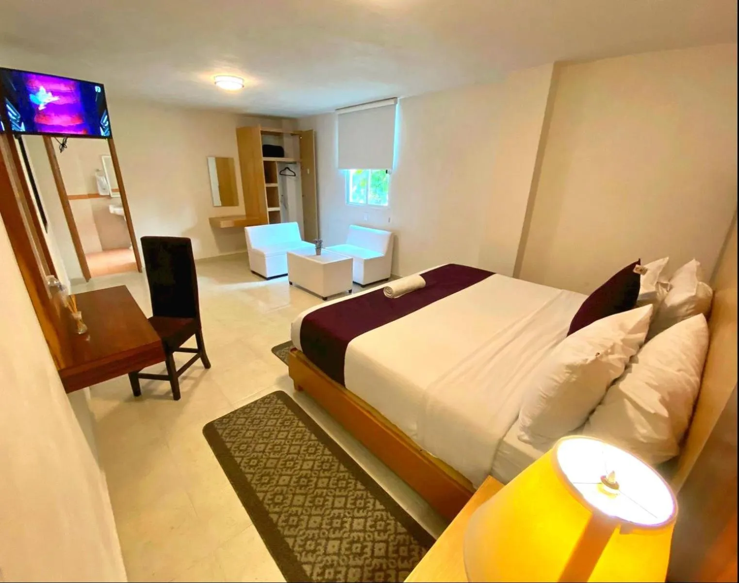 Bed in Hotel Posada Maria Sofia