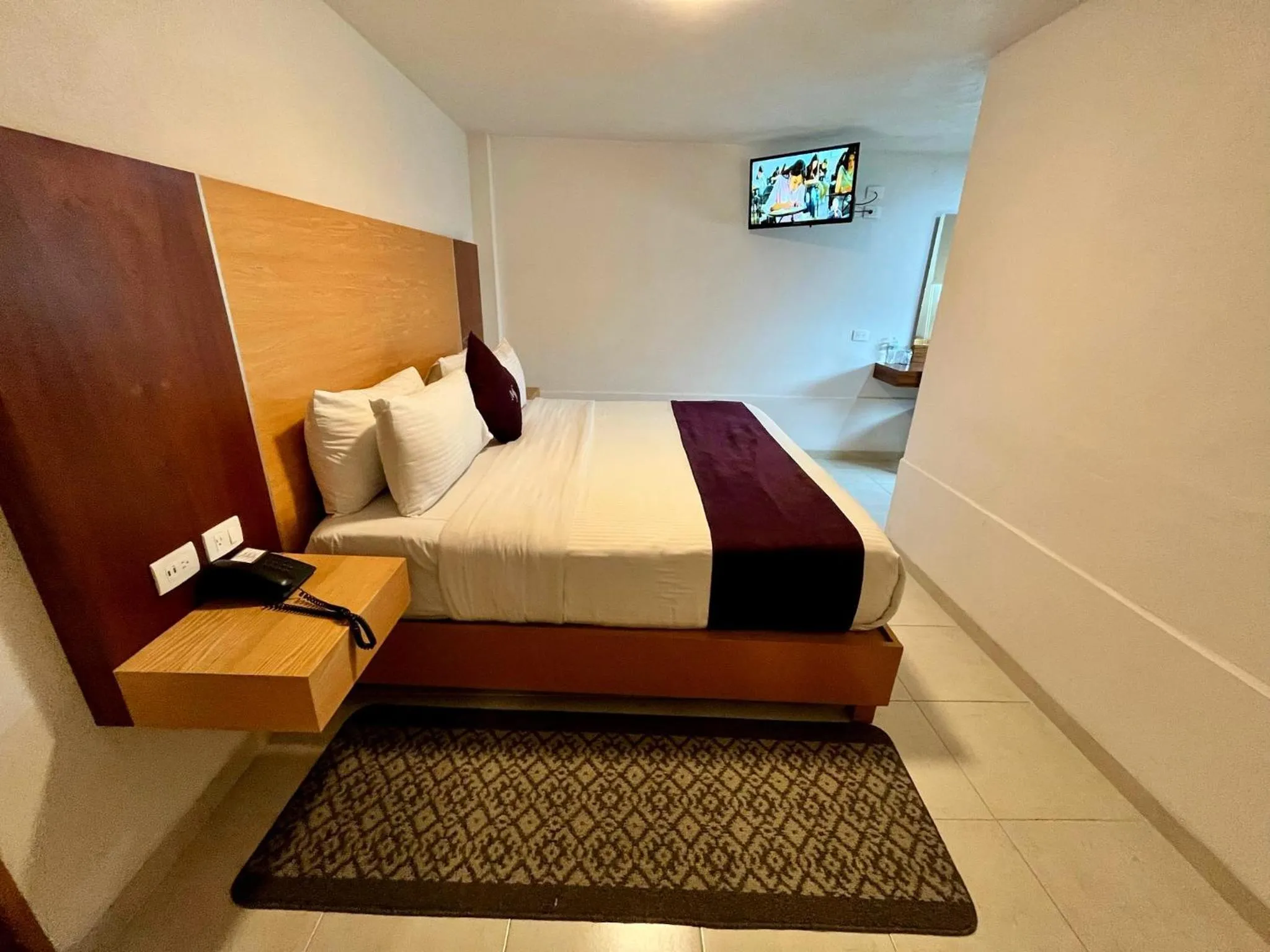 Bed in Hotel Posada Maria Sofia