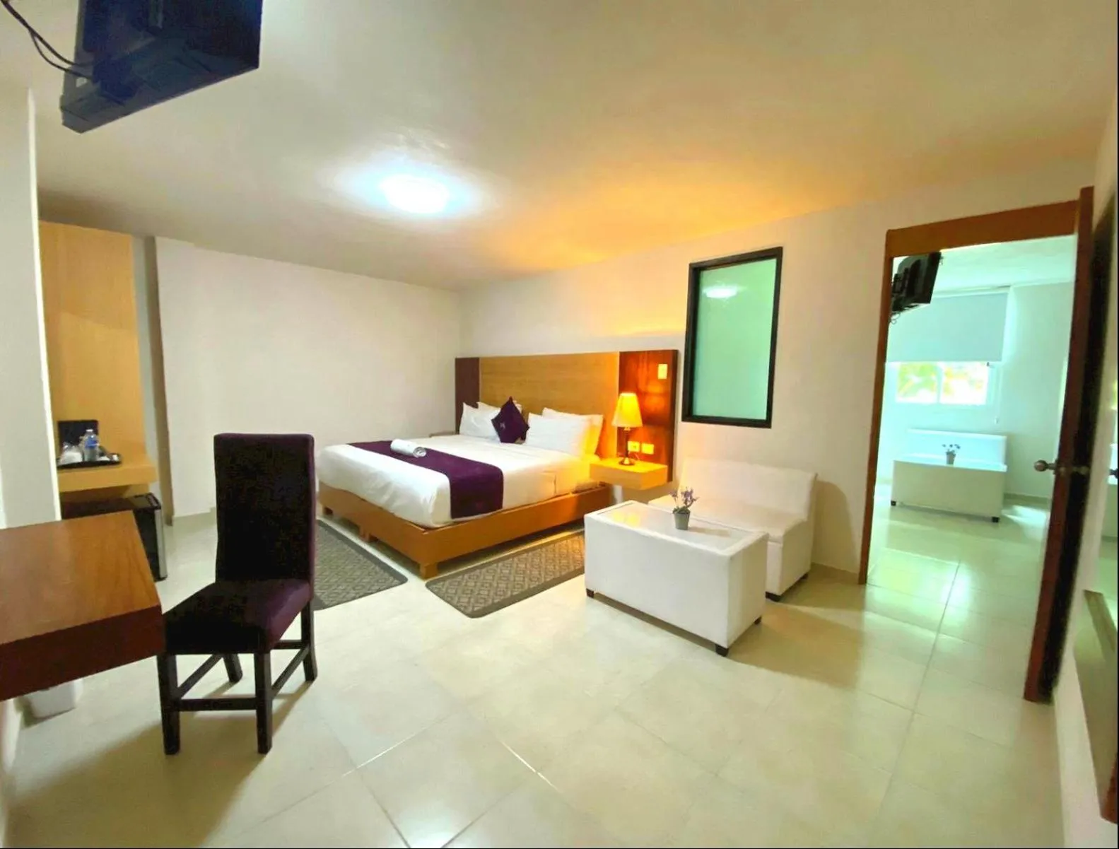 Bed in Hotel Posada Maria Sofia