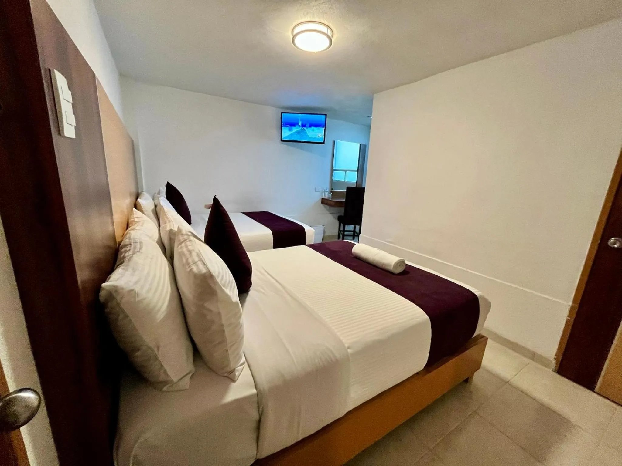 Bed in Hotel Posada Maria Sofia