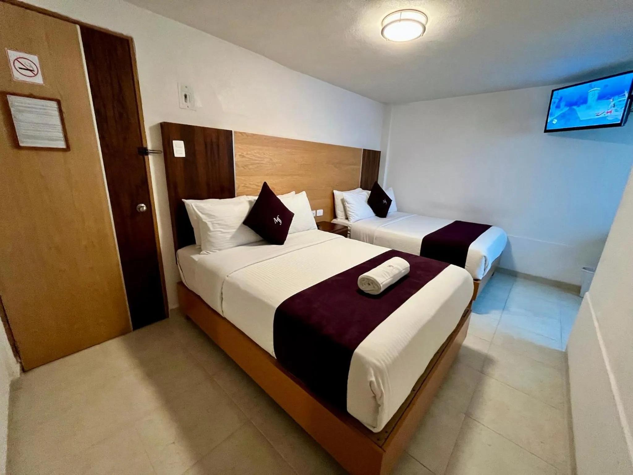 Bed in Hotel Posada Maria Sofia