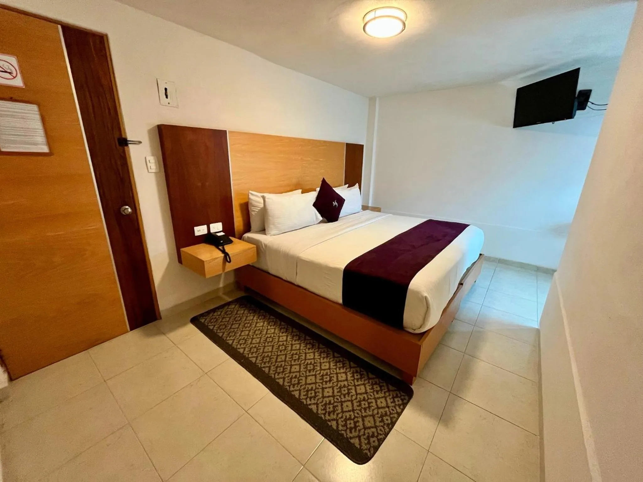 Bed in Hotel Posada Maria Sofia