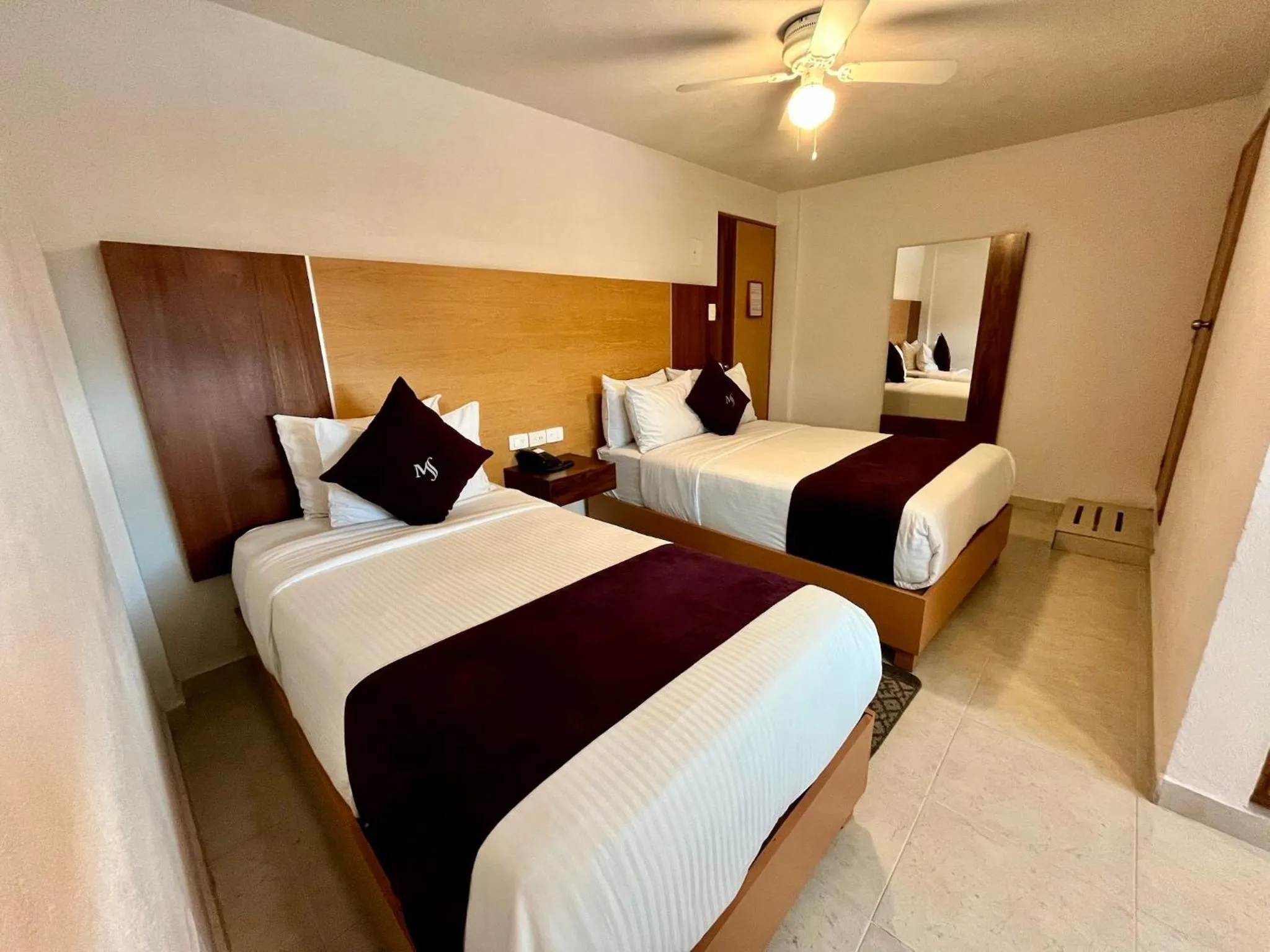 Bed in Hotel Posada Maria Sofia