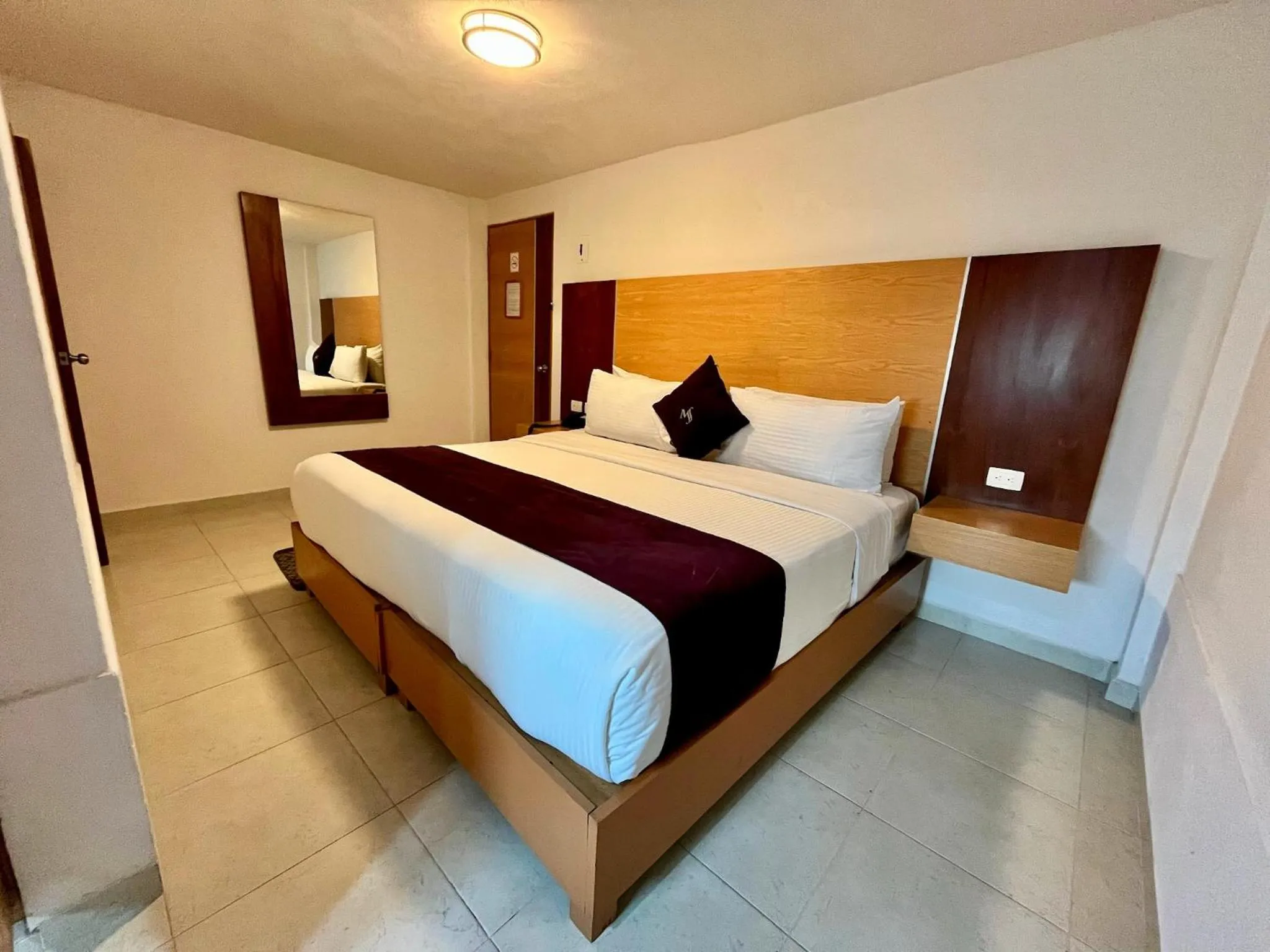 Bed in Hotel Posada Maria Sofia