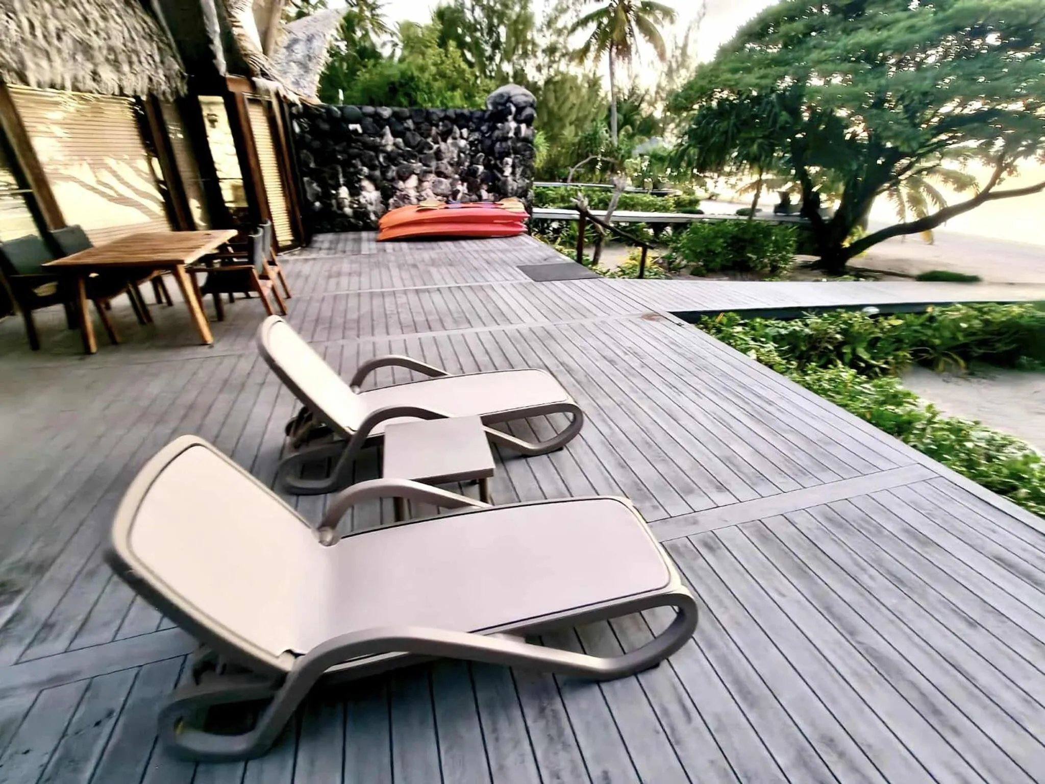 Balcony/Terrace in Aitutaki Escape