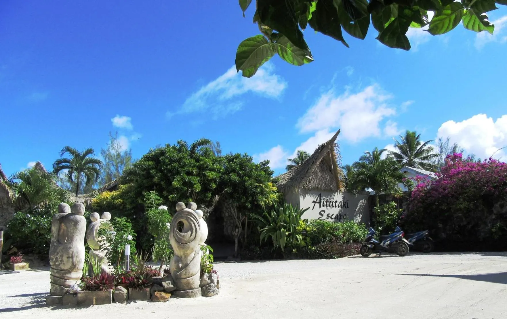 Garden in Aitutaki Escape