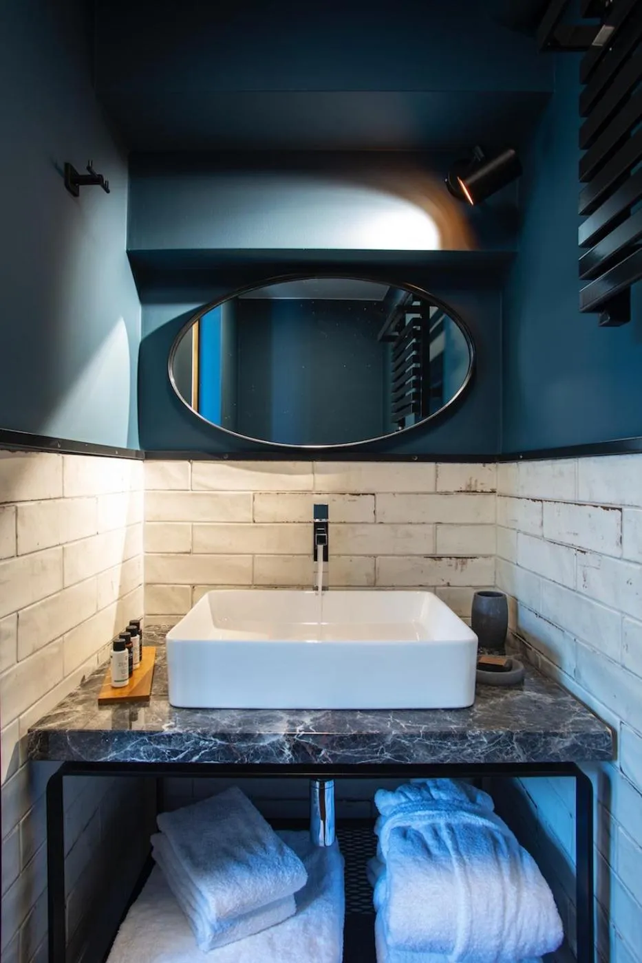 Bathroom in The Foundry Suites