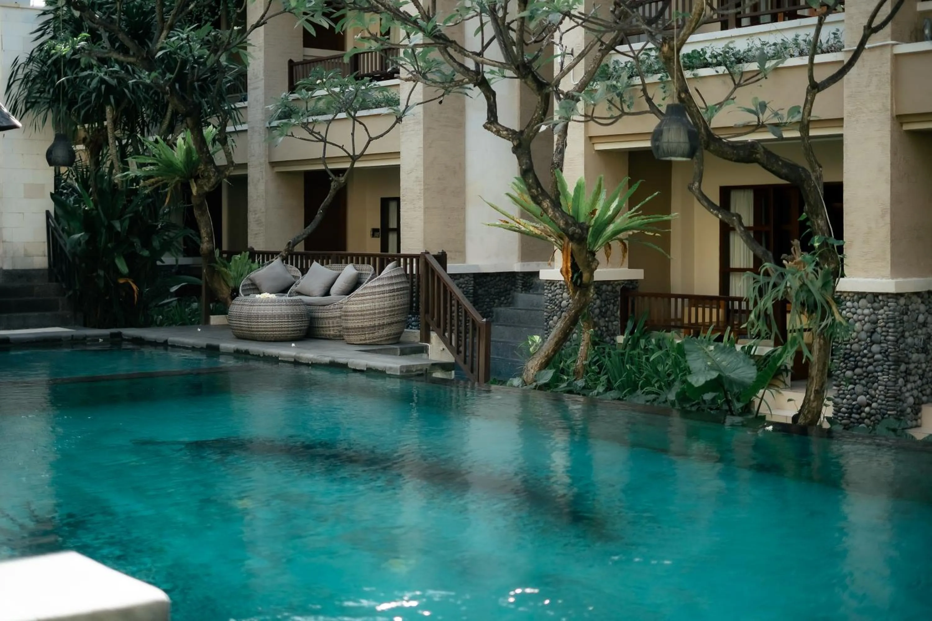Pool view in Fourteen Roses Beach Hotel
