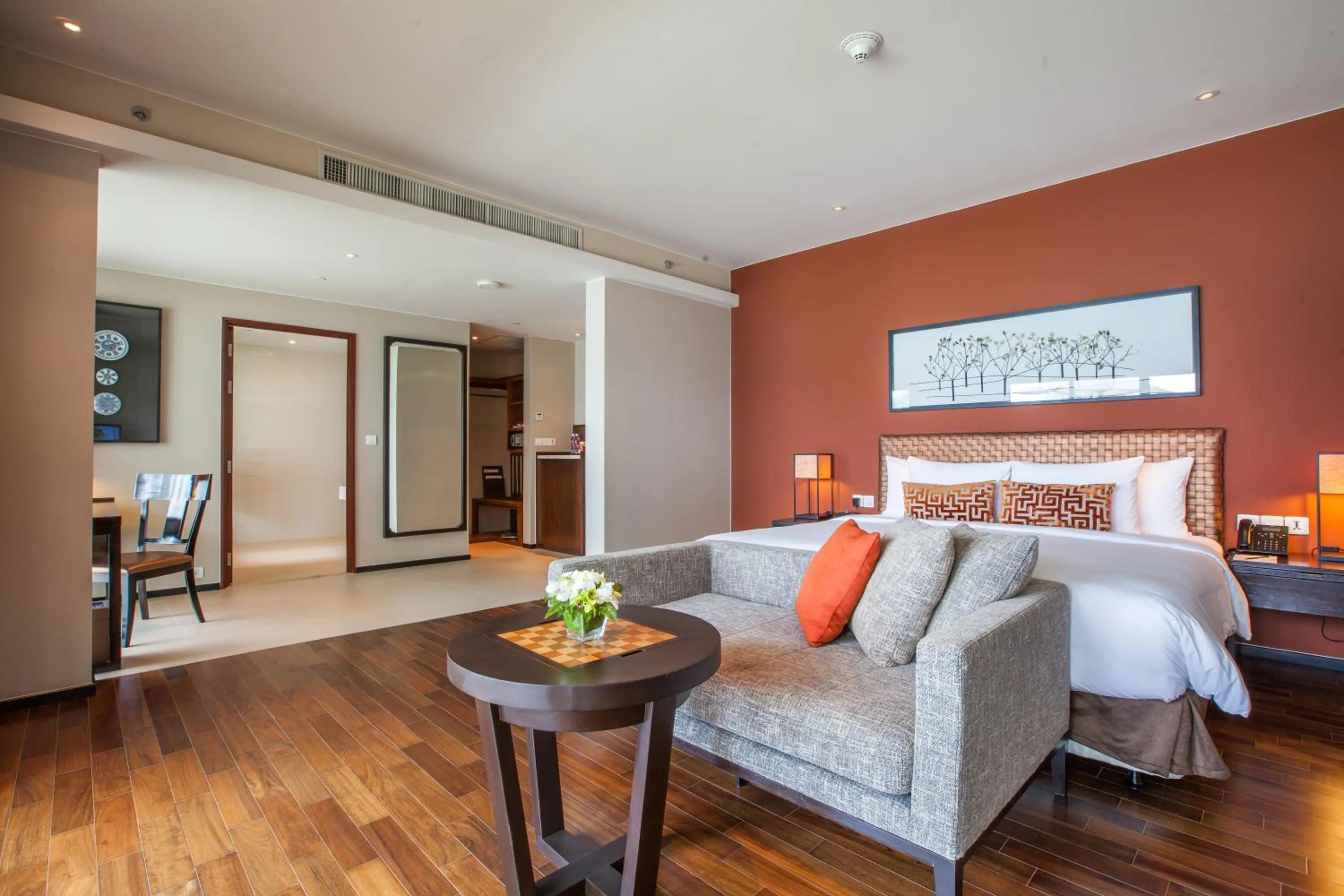 Bedroom in Phuket Panwa Beachfront Resort