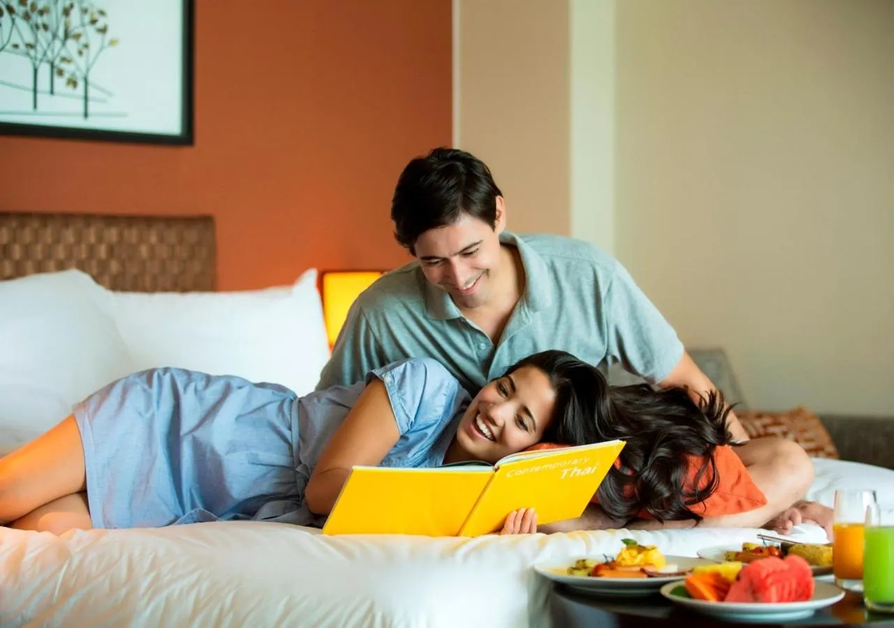 Bed in Phuket Panwa Beachfront Resort