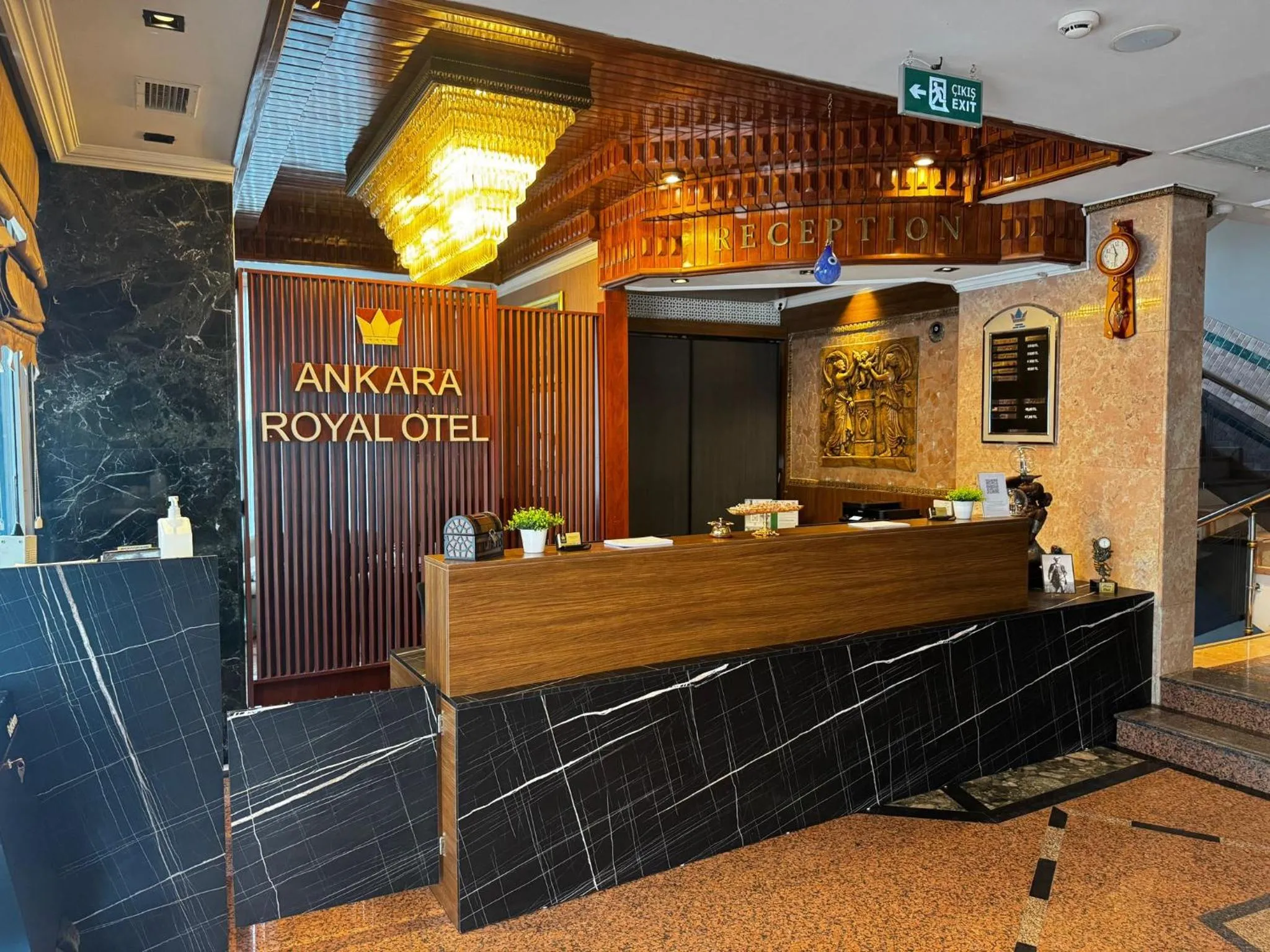 Lobby or reception in Ankara Royal Hotel