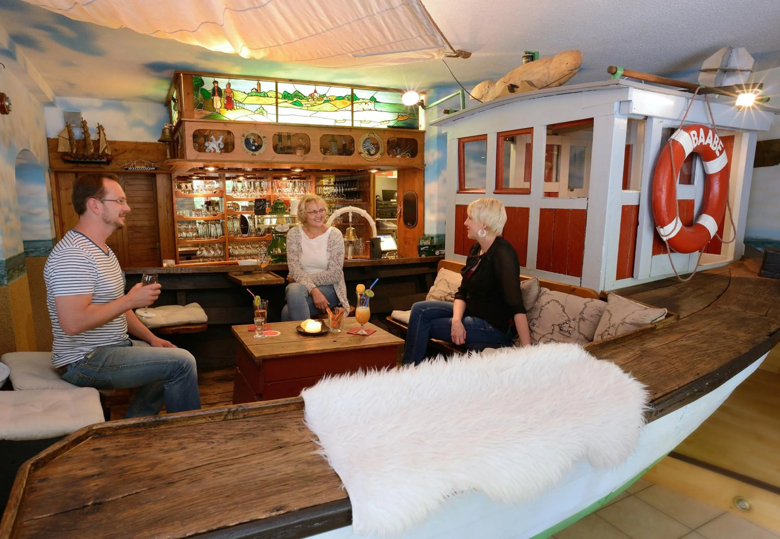Lounge or bar in Hotel Villa Granitz