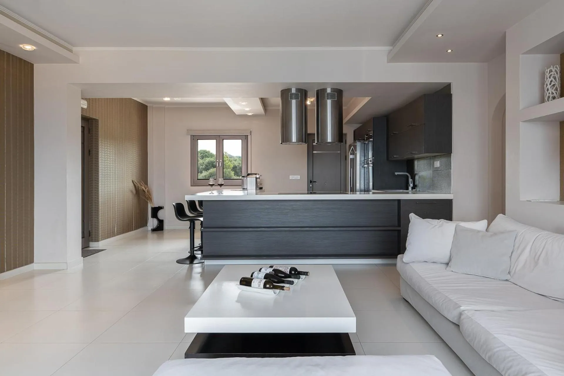 Living room in Kymothoe Elite Suites