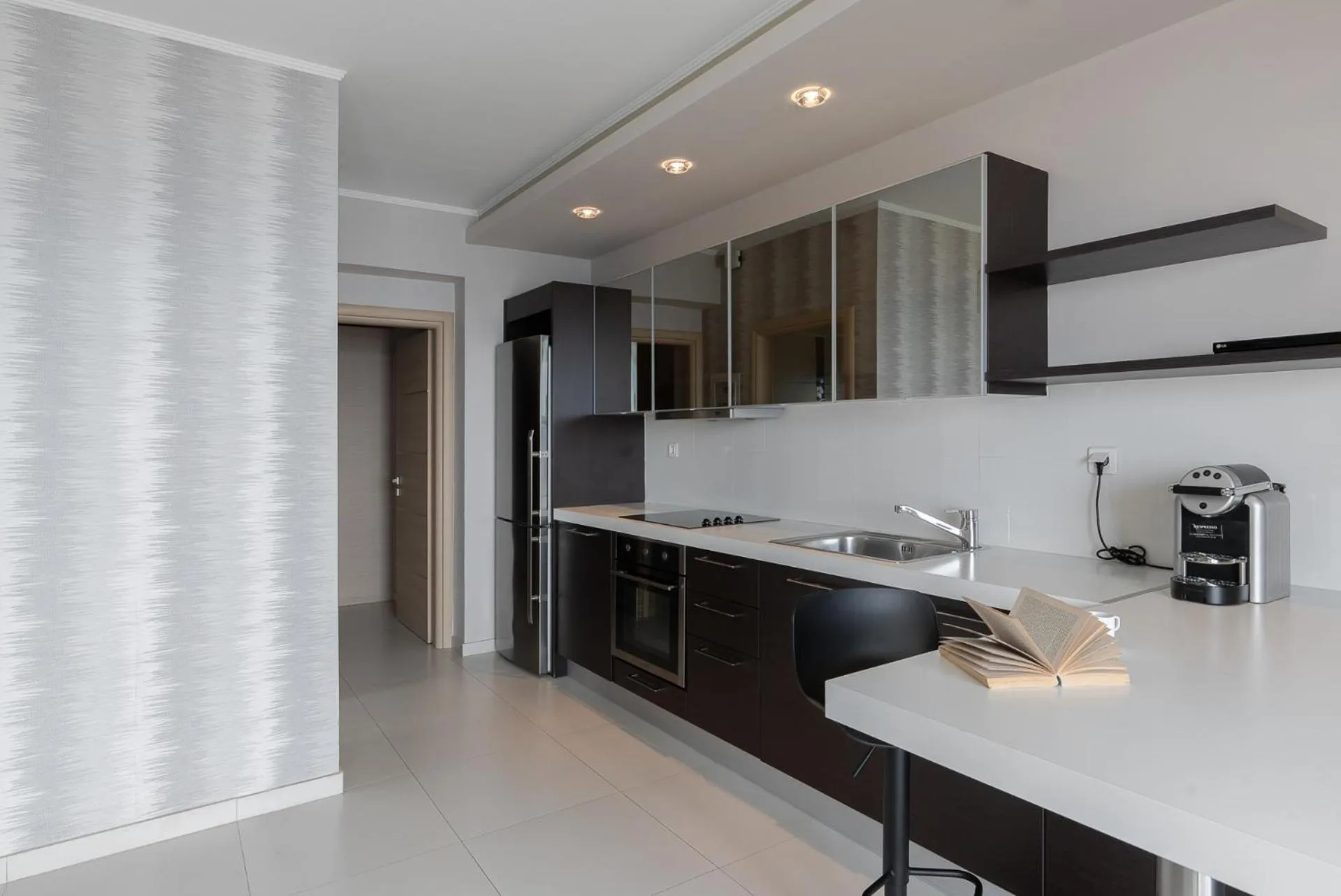 Kitchen or kitchenette in Kymothoe Elite Suites