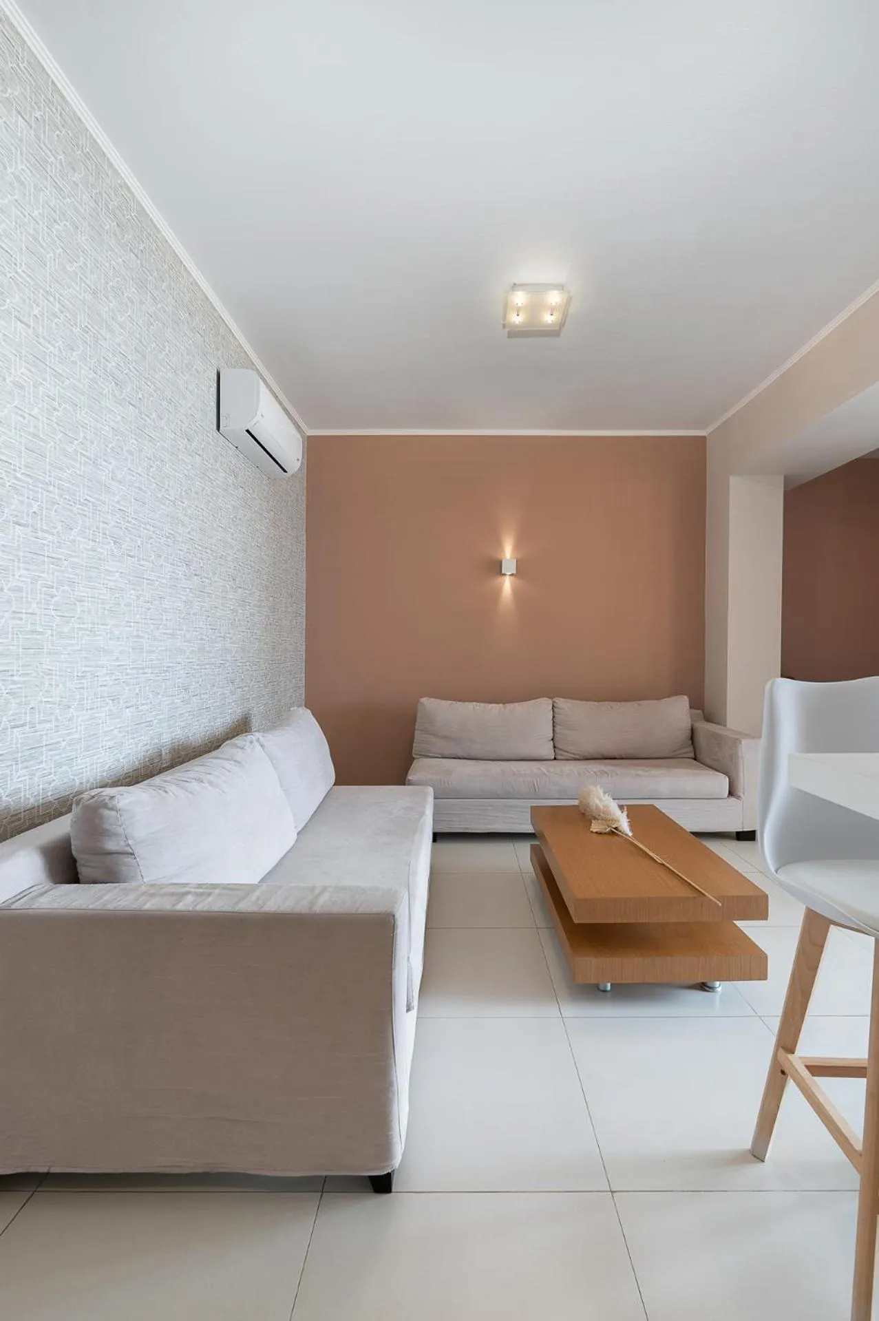 Living room, Bed in Kymothoe Elite Suites