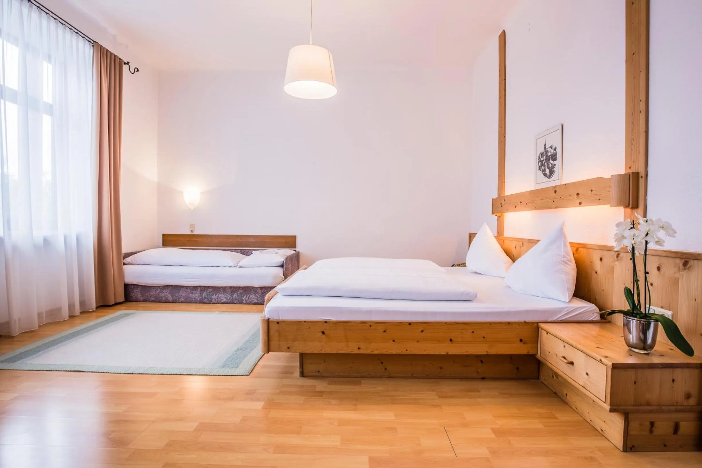 Bed in Hotel Vötterl