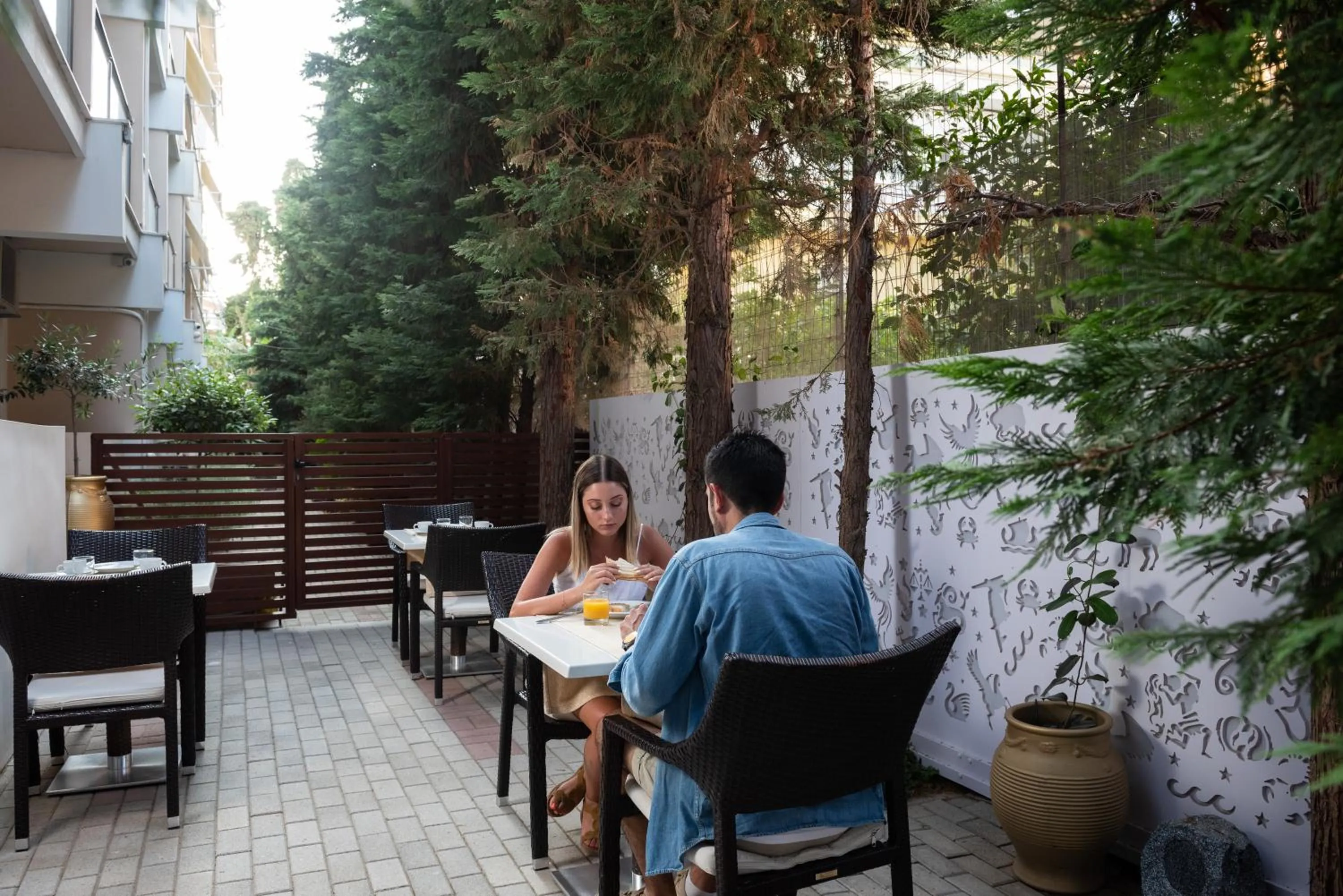 Garden in Hotel Galaxias