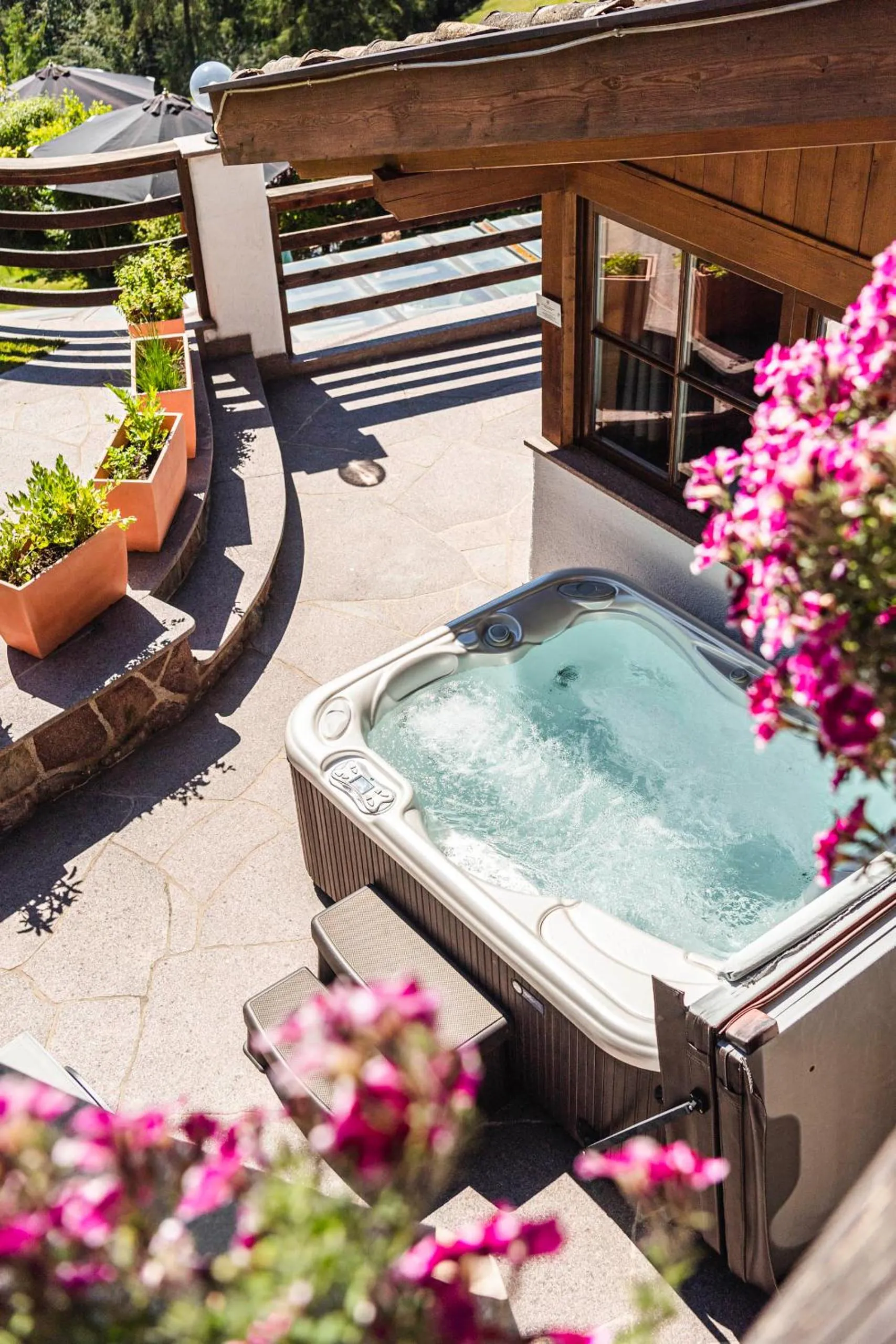 Balcony/Terrace in Chalet Grumer Suites&Spa