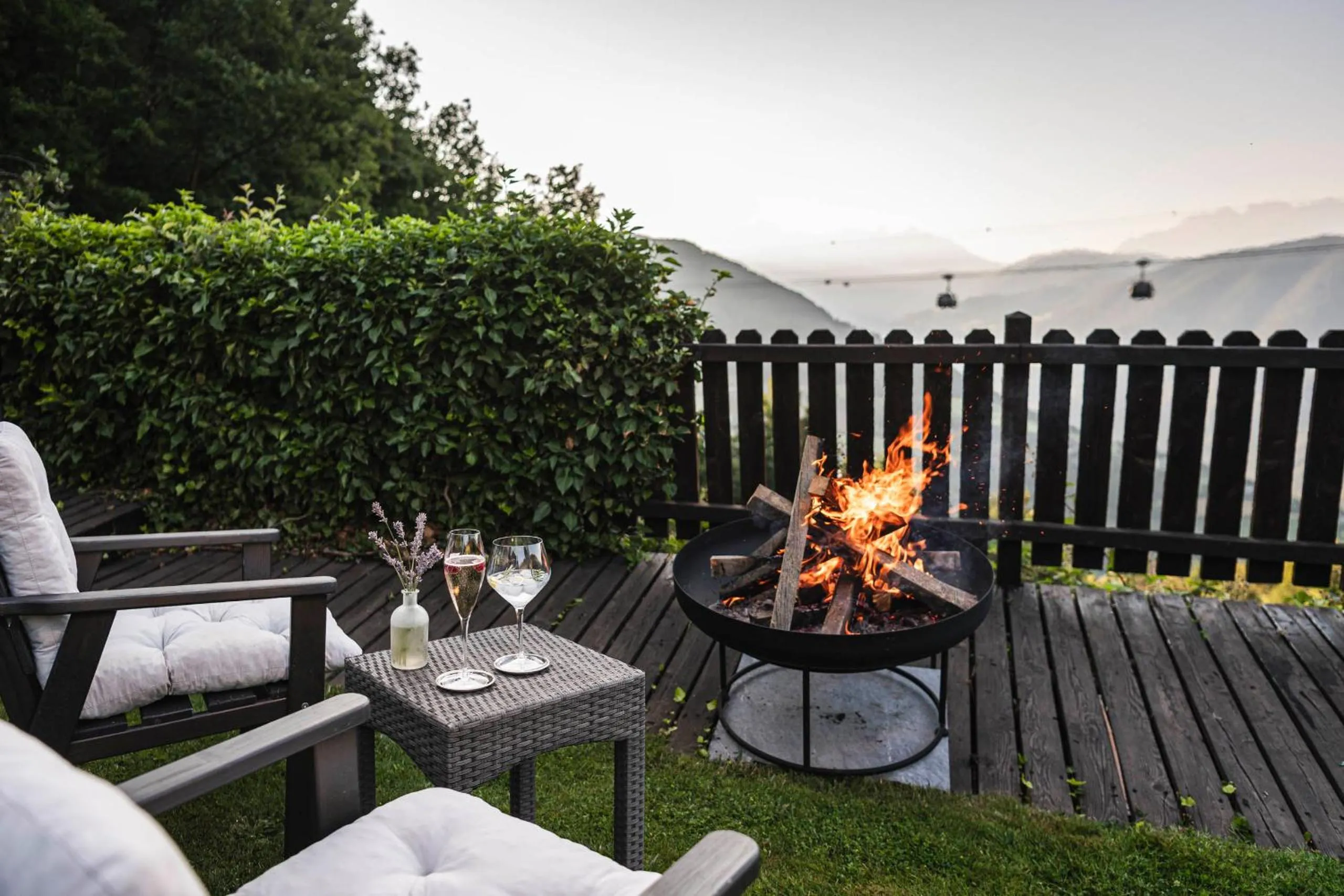 Garden in Chalet Grumer Suites&Spa