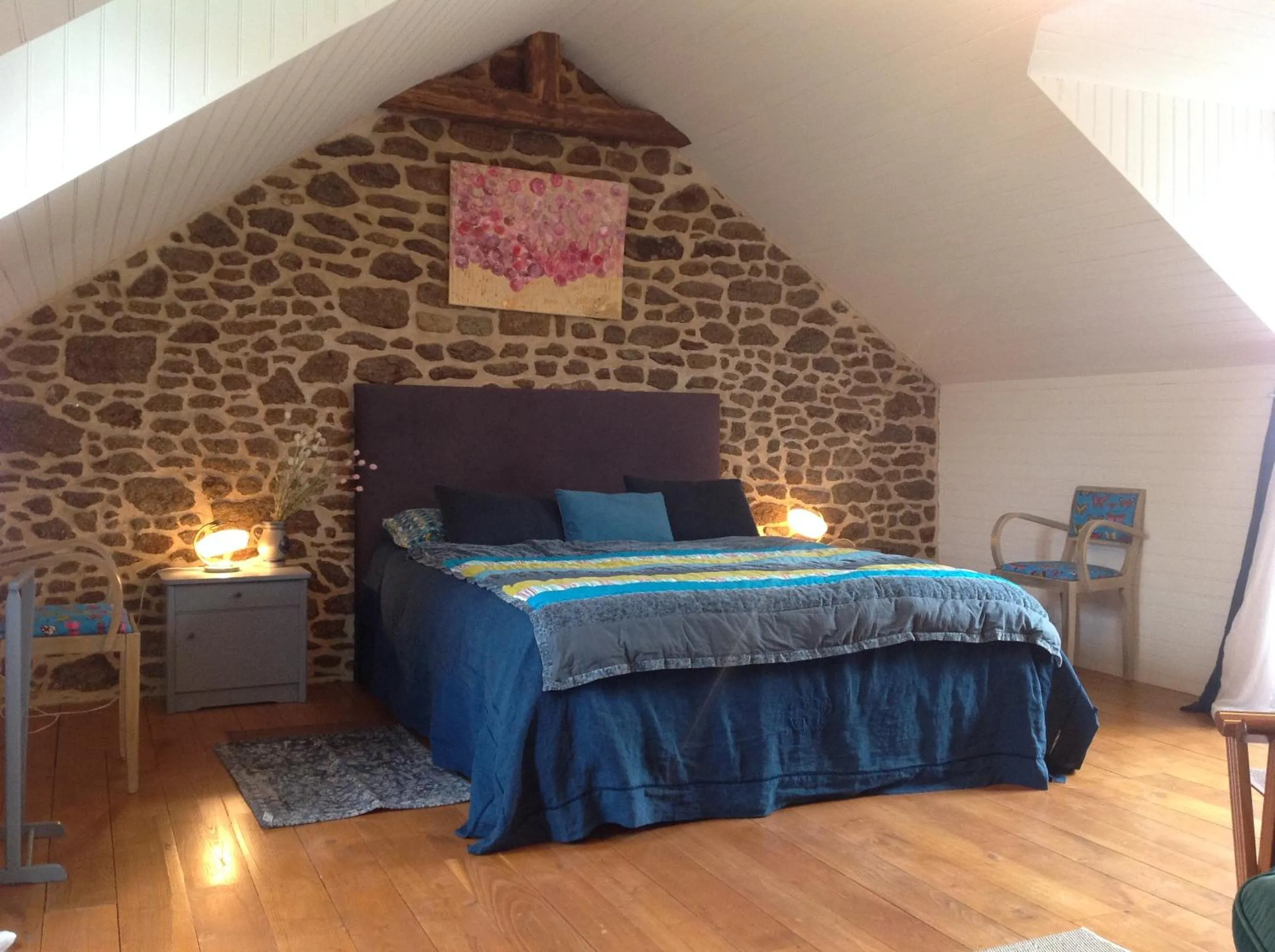 Bedroom in Au Pont Ricoul