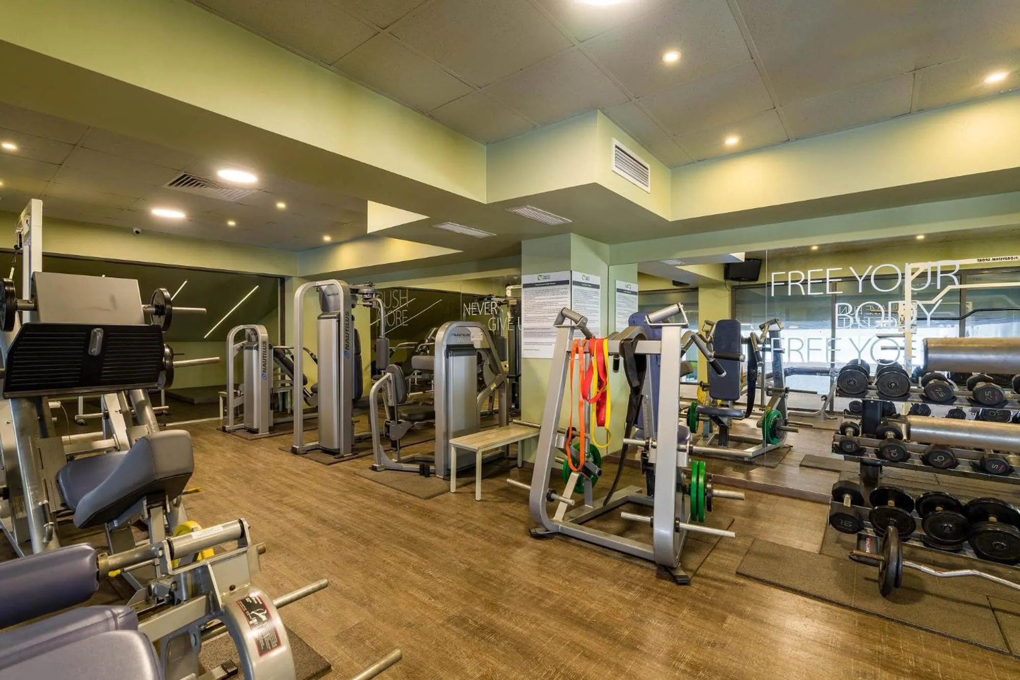 Fitness centre/facilities in RIN Airport Hotel
