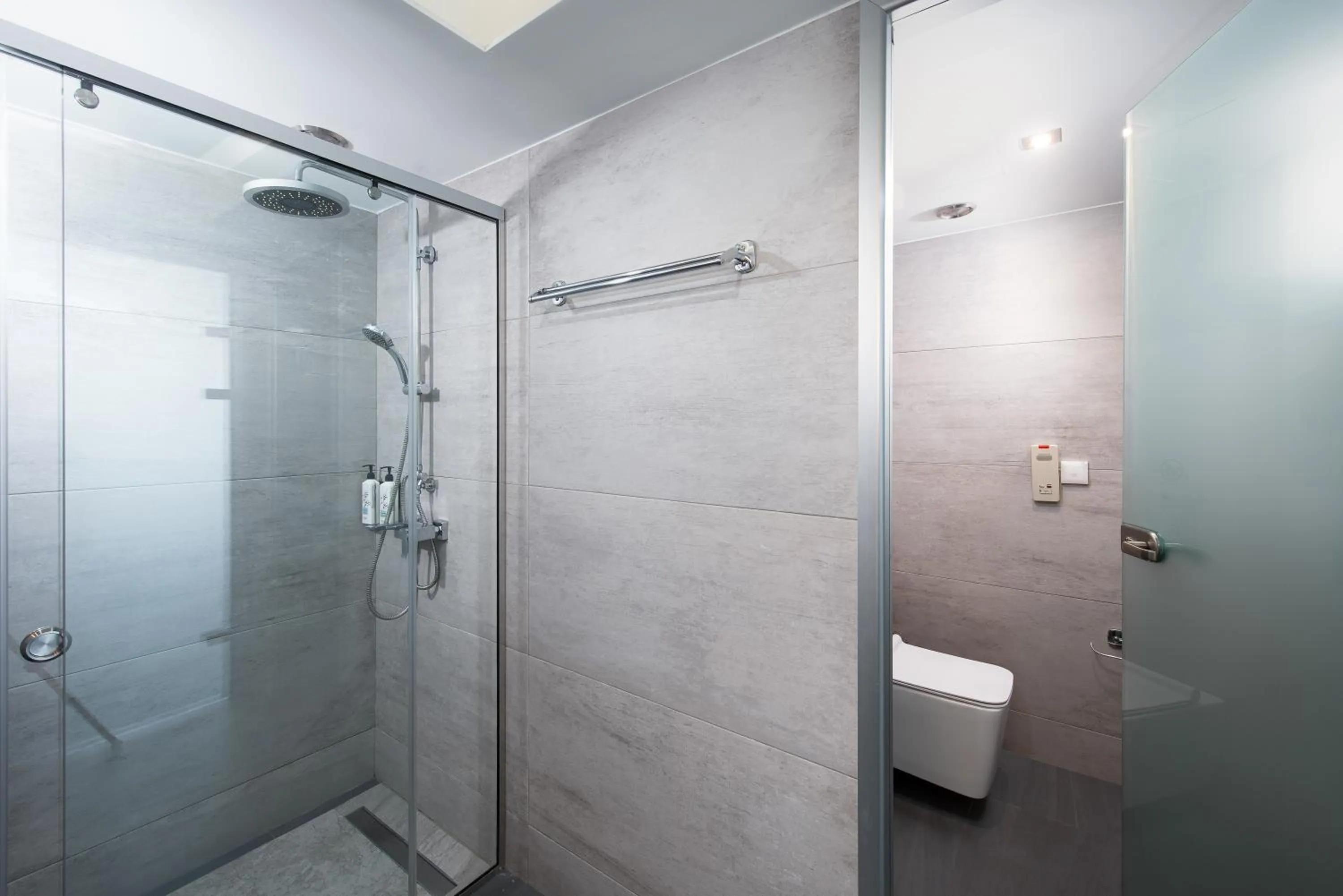 Shower in Melrose Rethymno by Mage Hotels