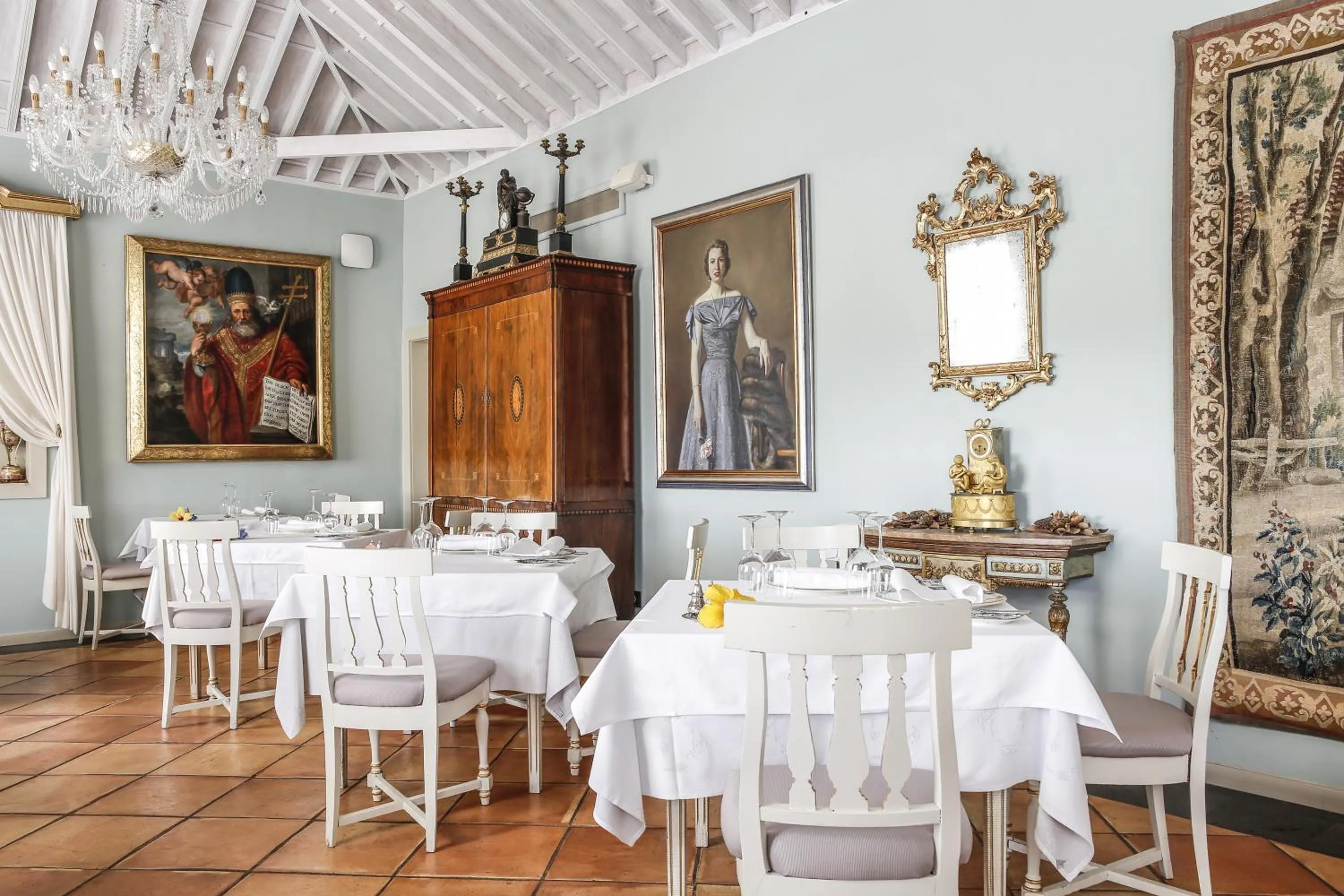 Restaurant/places to eat in Hotel Hacienda de Abajo-Adults Only-Lujo