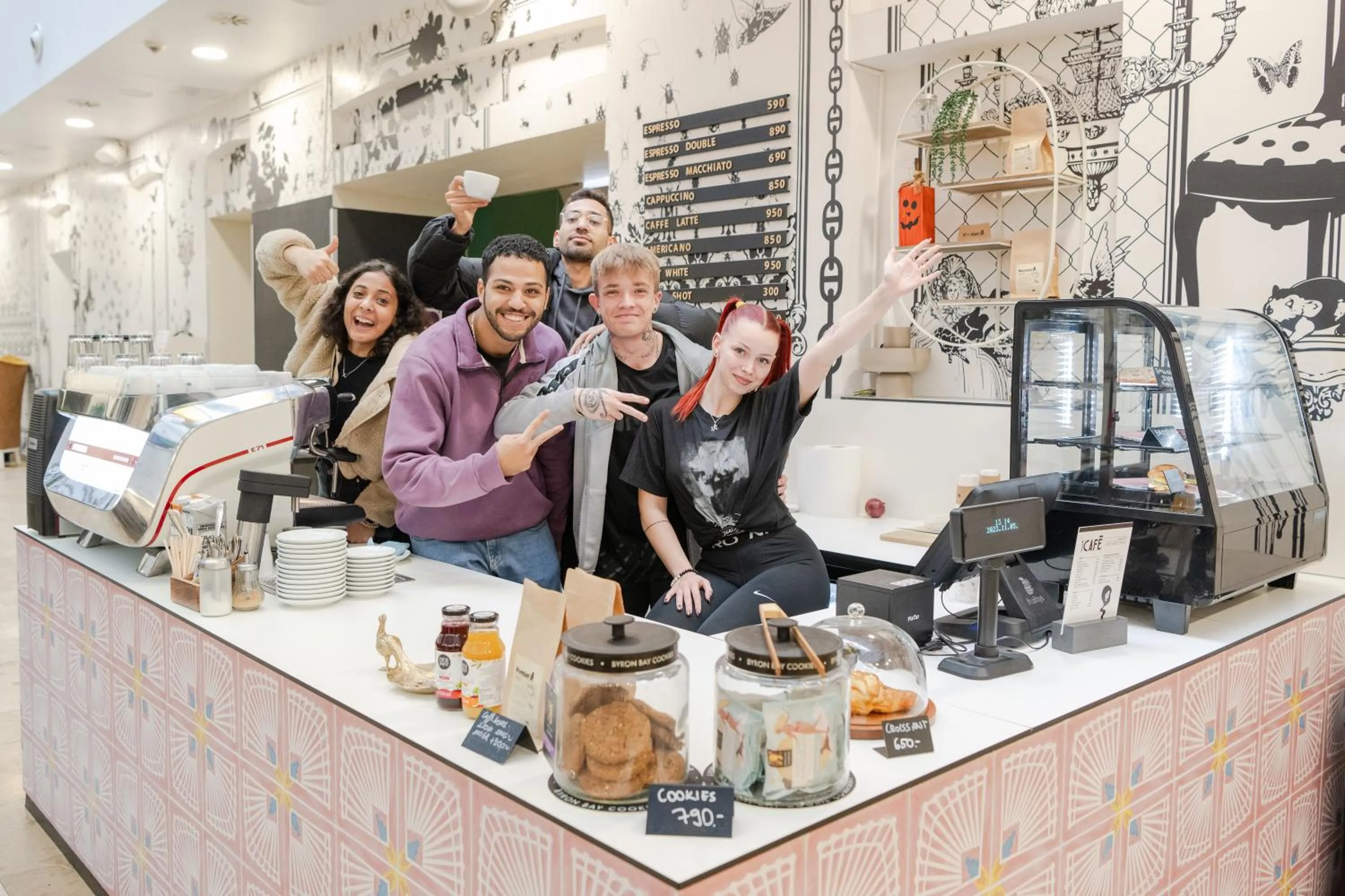 People in Wombat's City Hostel Budapest