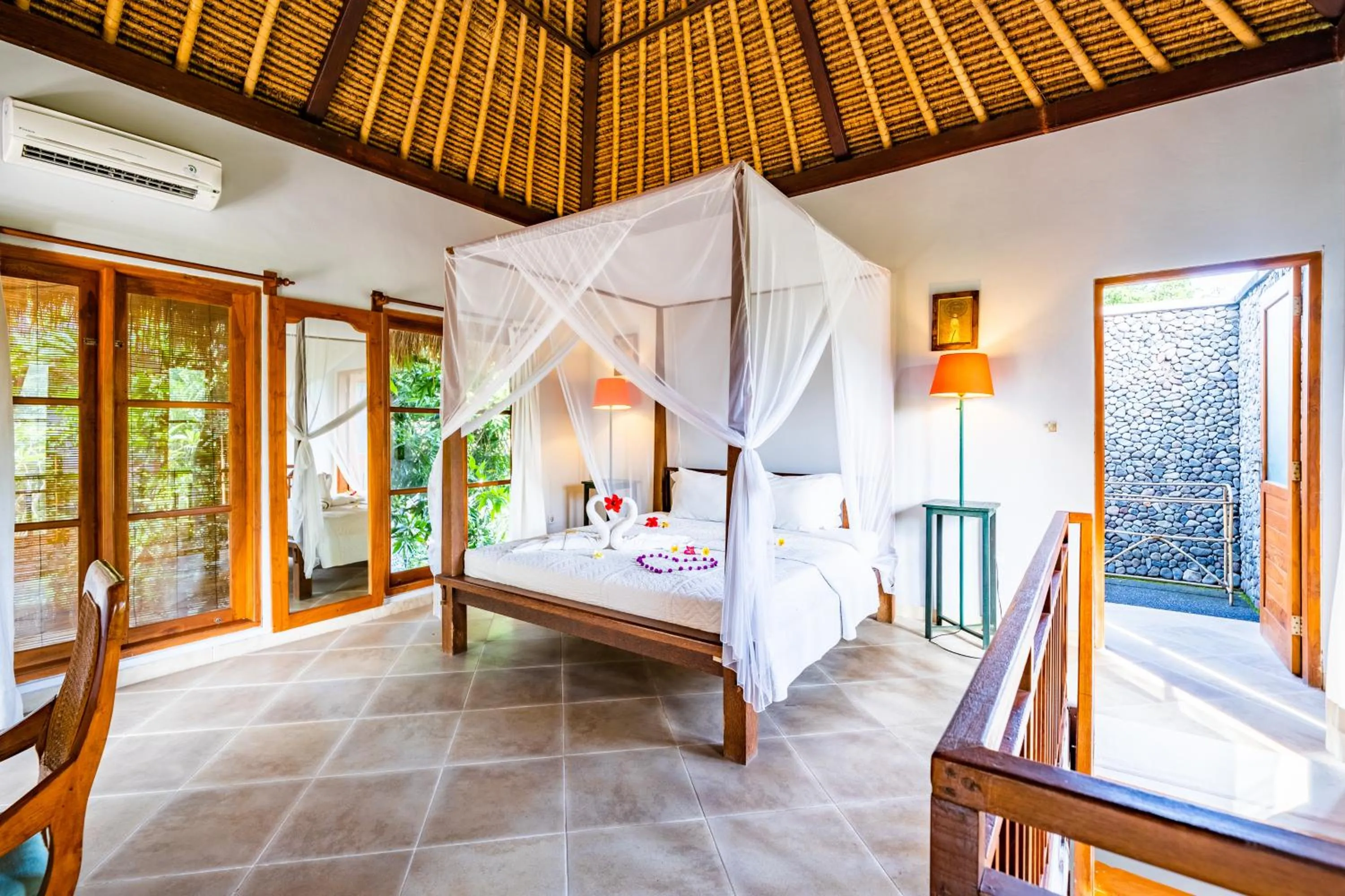 Bedroom, Bed in Taman Selini Wahana Beach Resort