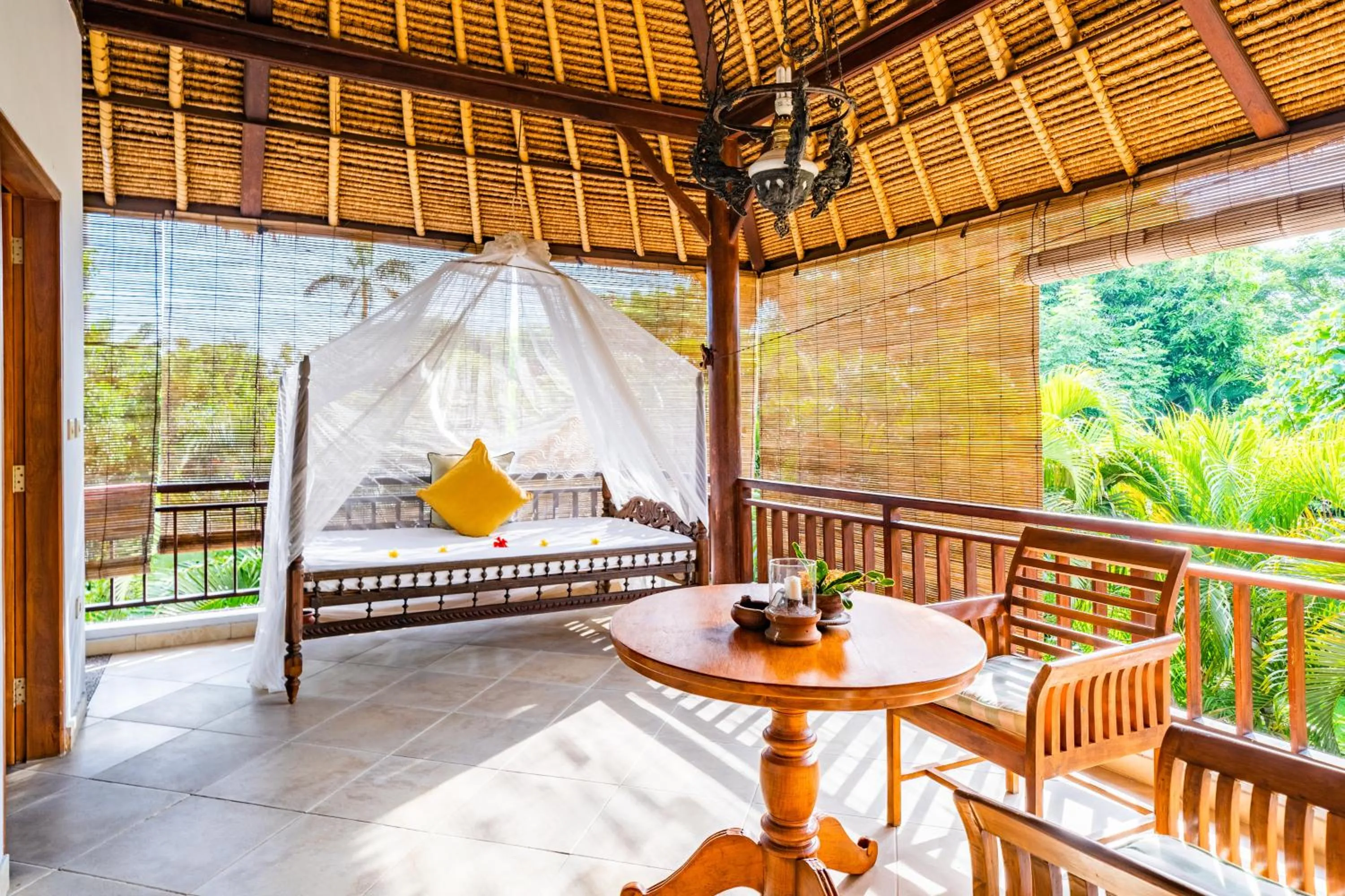 Balcony/Terrace in Taman Selini Wahana Beach Resort