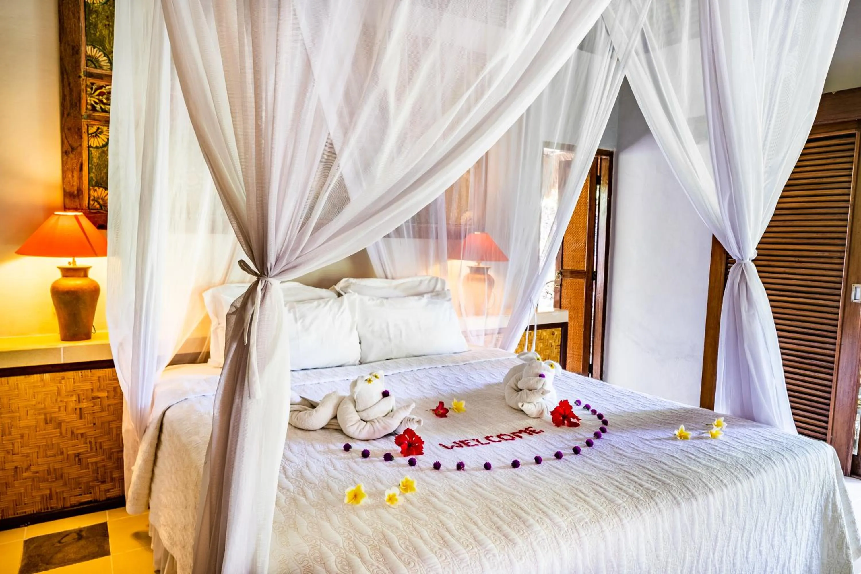 Bedroom, Bed in Taman Selini Wahana Beach Resort