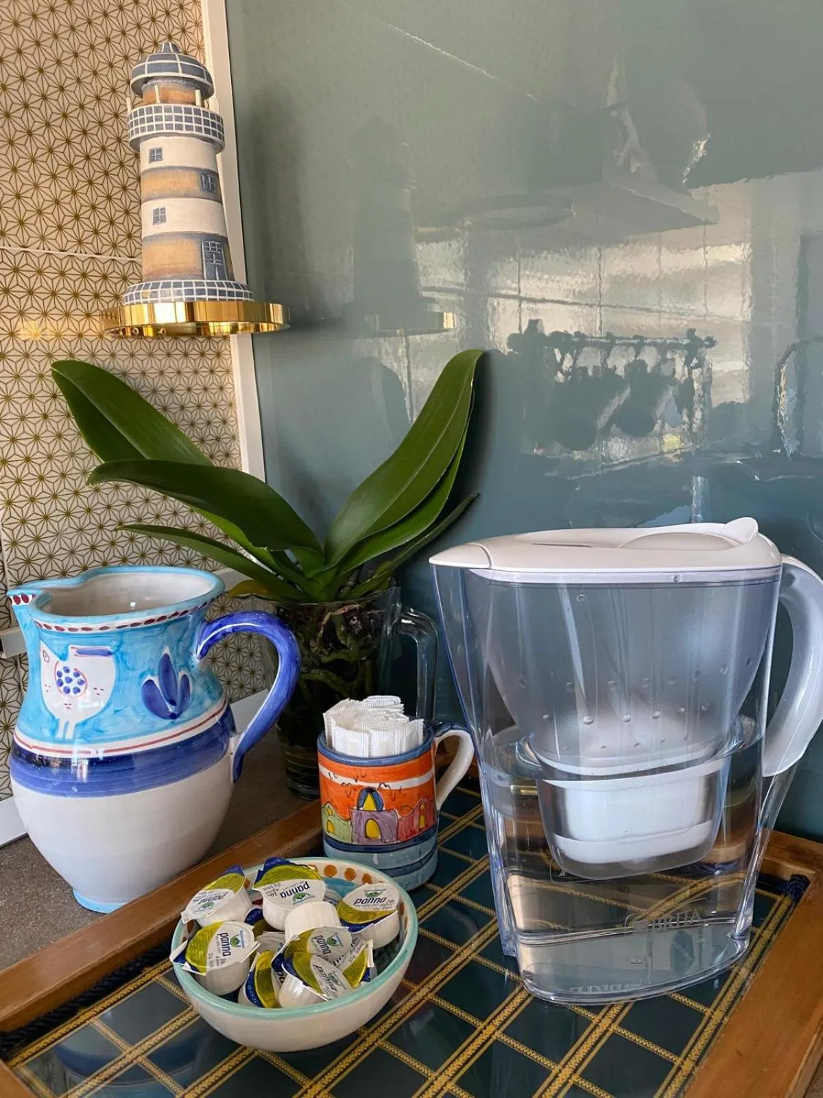 Communal kitchen in B&B il Duca d'Amalfi