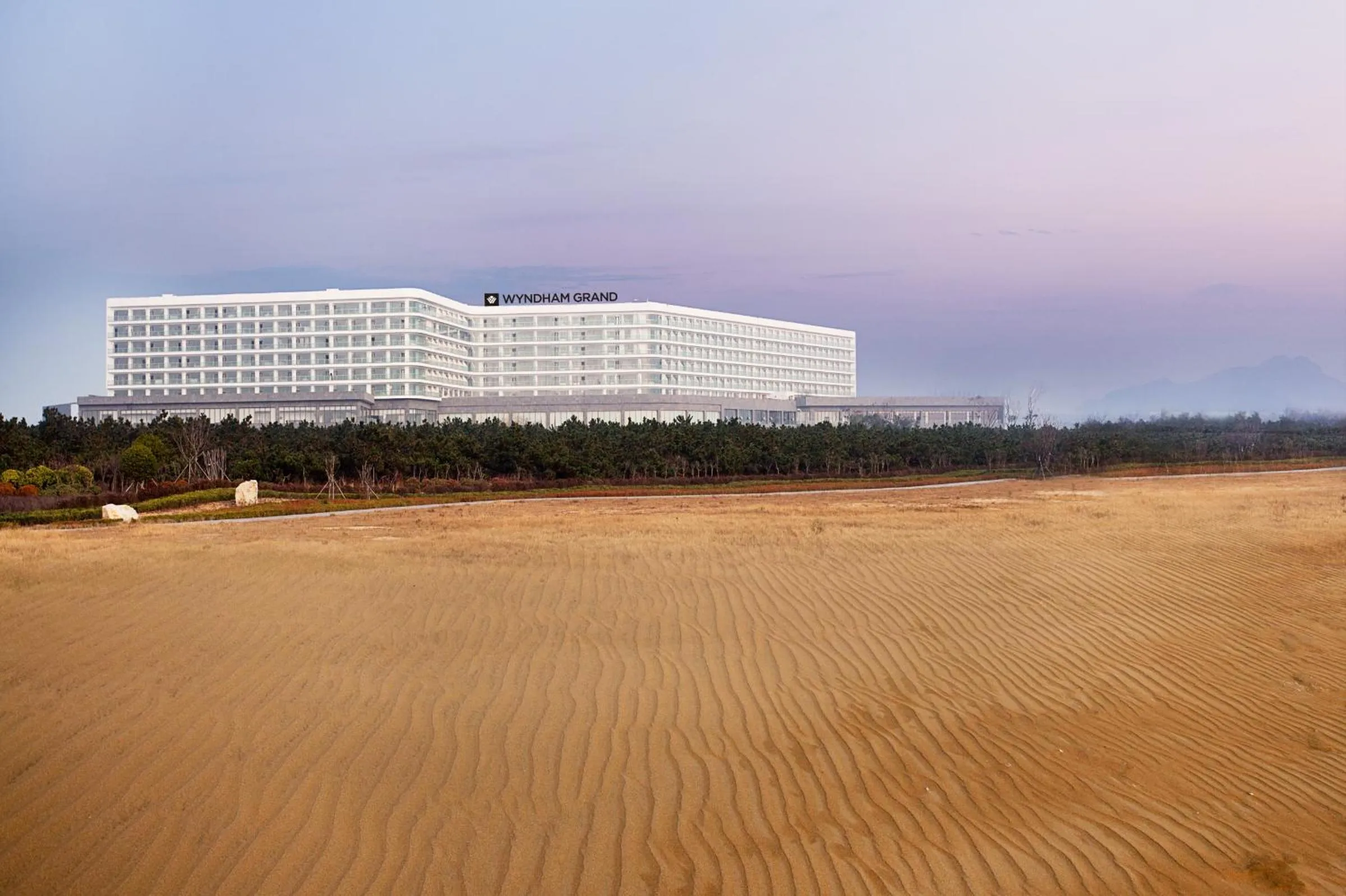 Off site in Wyndham Grand Qingdao