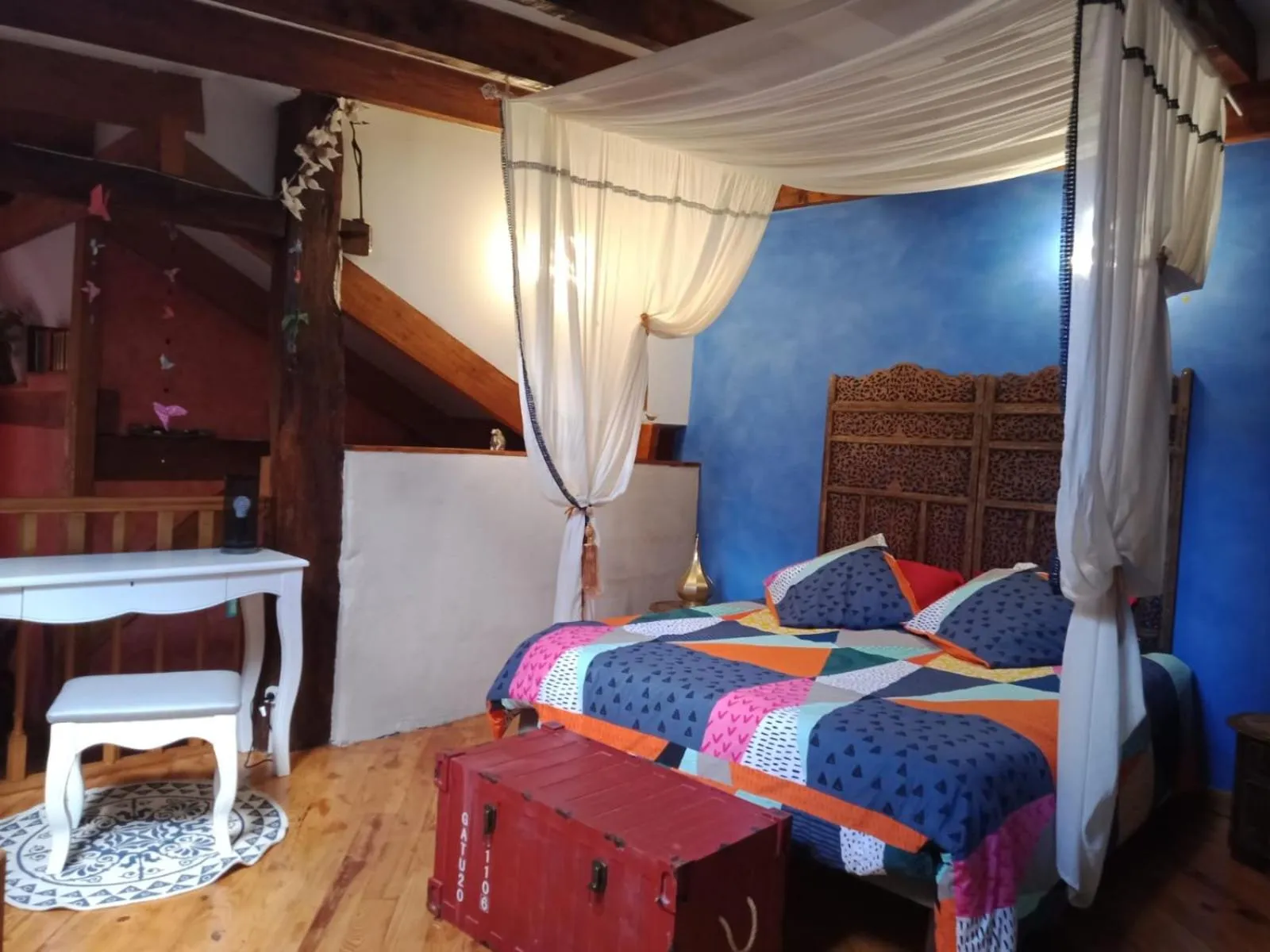 Bed in Chambres d'hôtes La Charmante