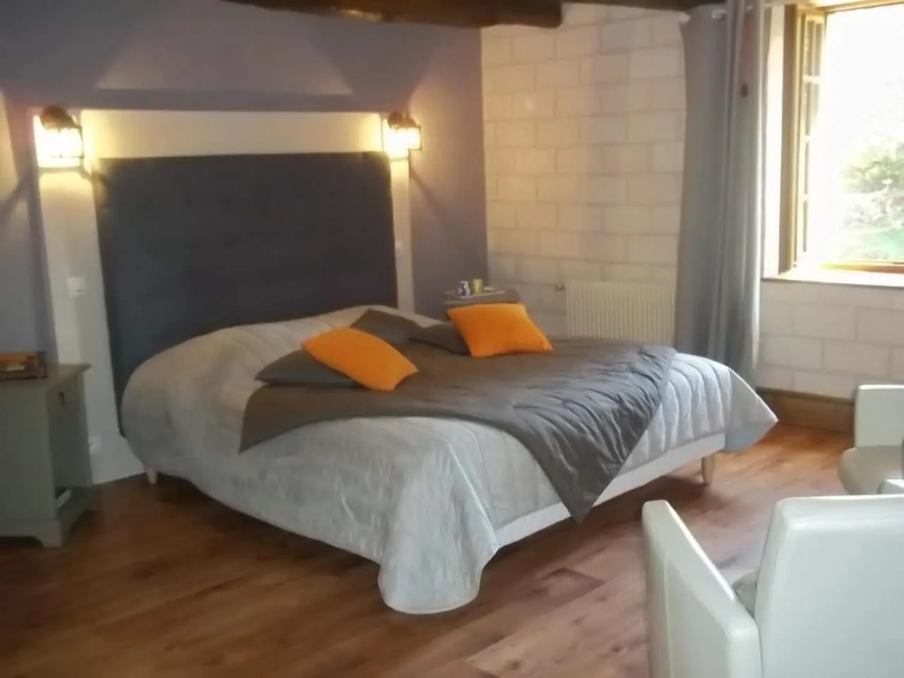 Bed in Chambres d'hôtes La Charmante