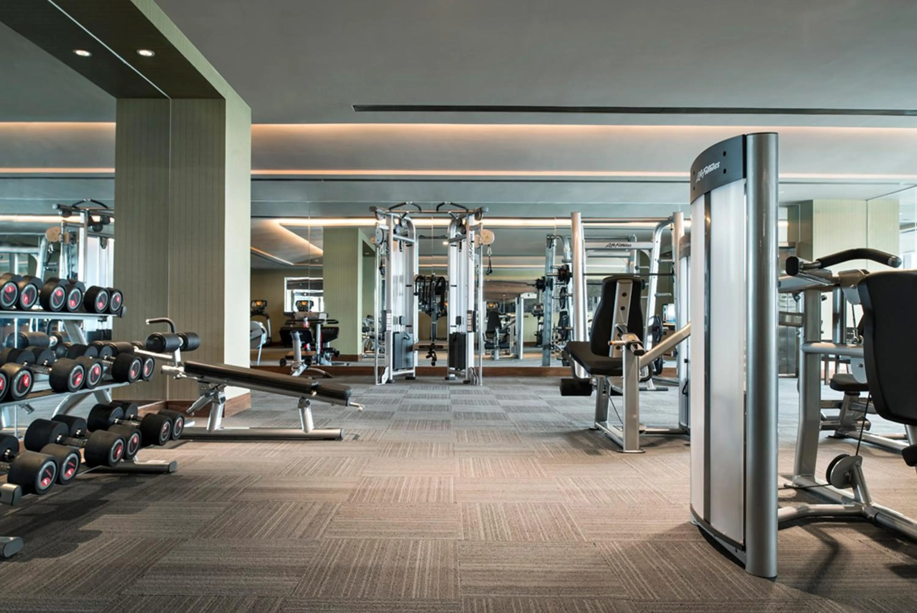 Fitness centre/facilities in Crowne Plaza Hefei by IHG