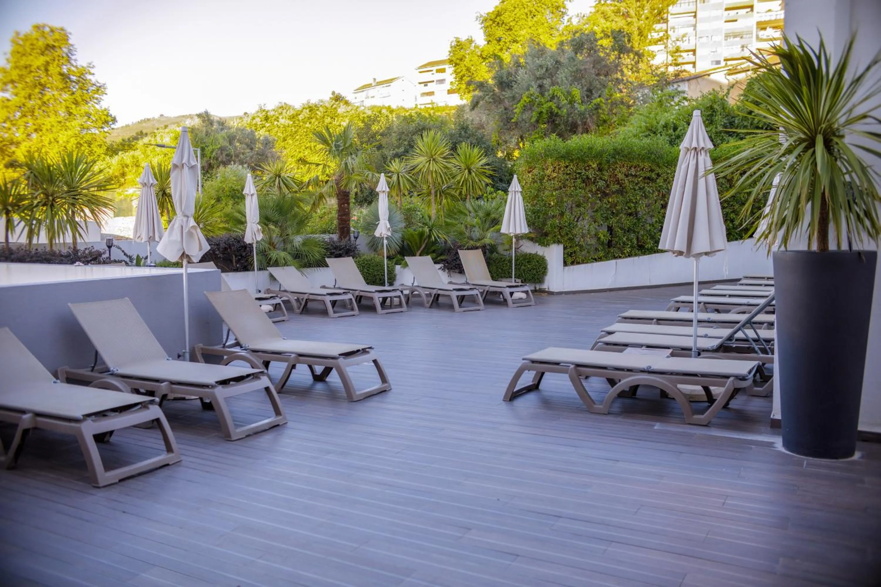 Balcony/Terrace in Hotel Covilhã Dona Maria Affiliated by Meliá