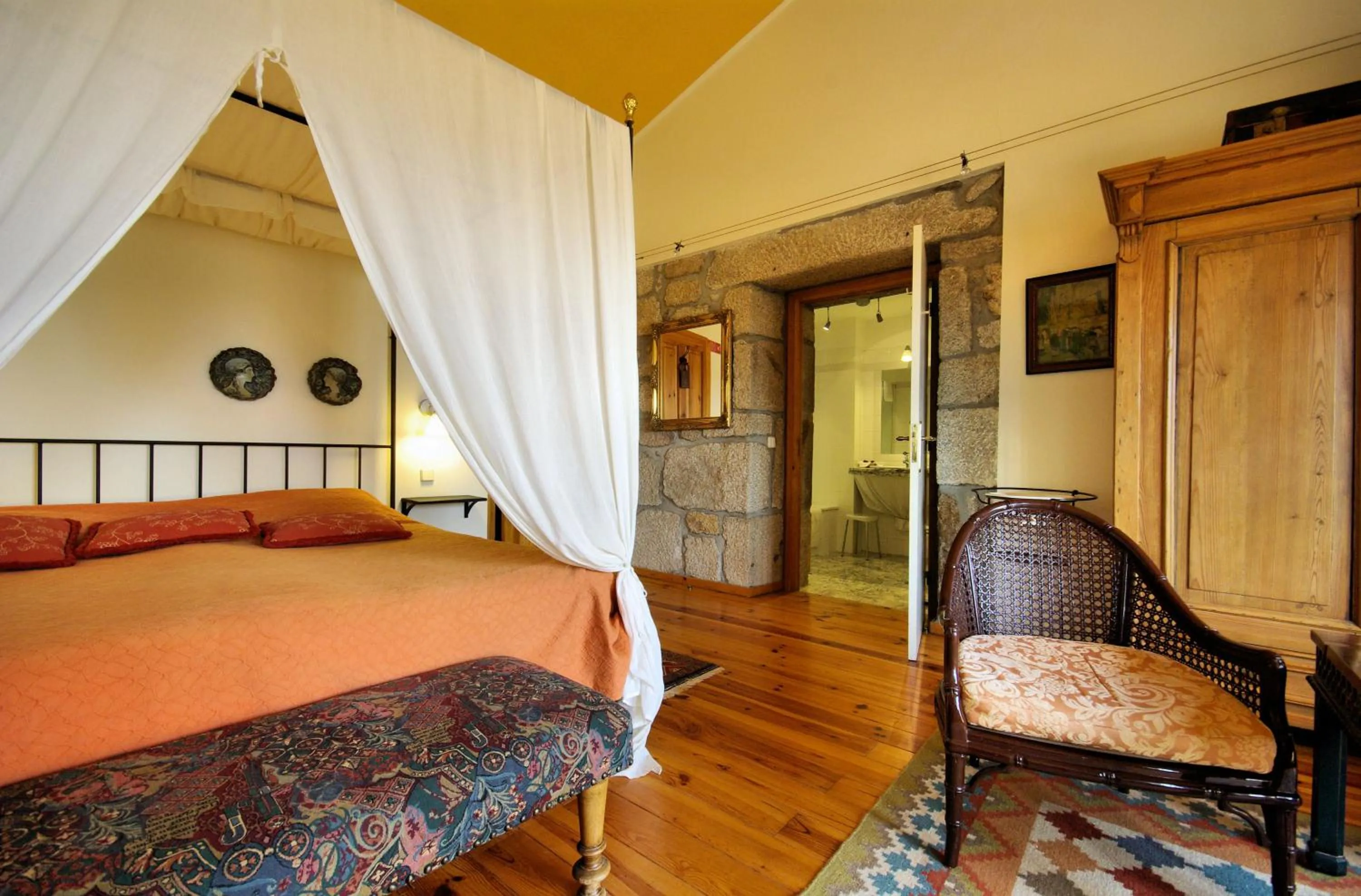 Bedroom, Bed in Hotel Rural Quinta da Geia