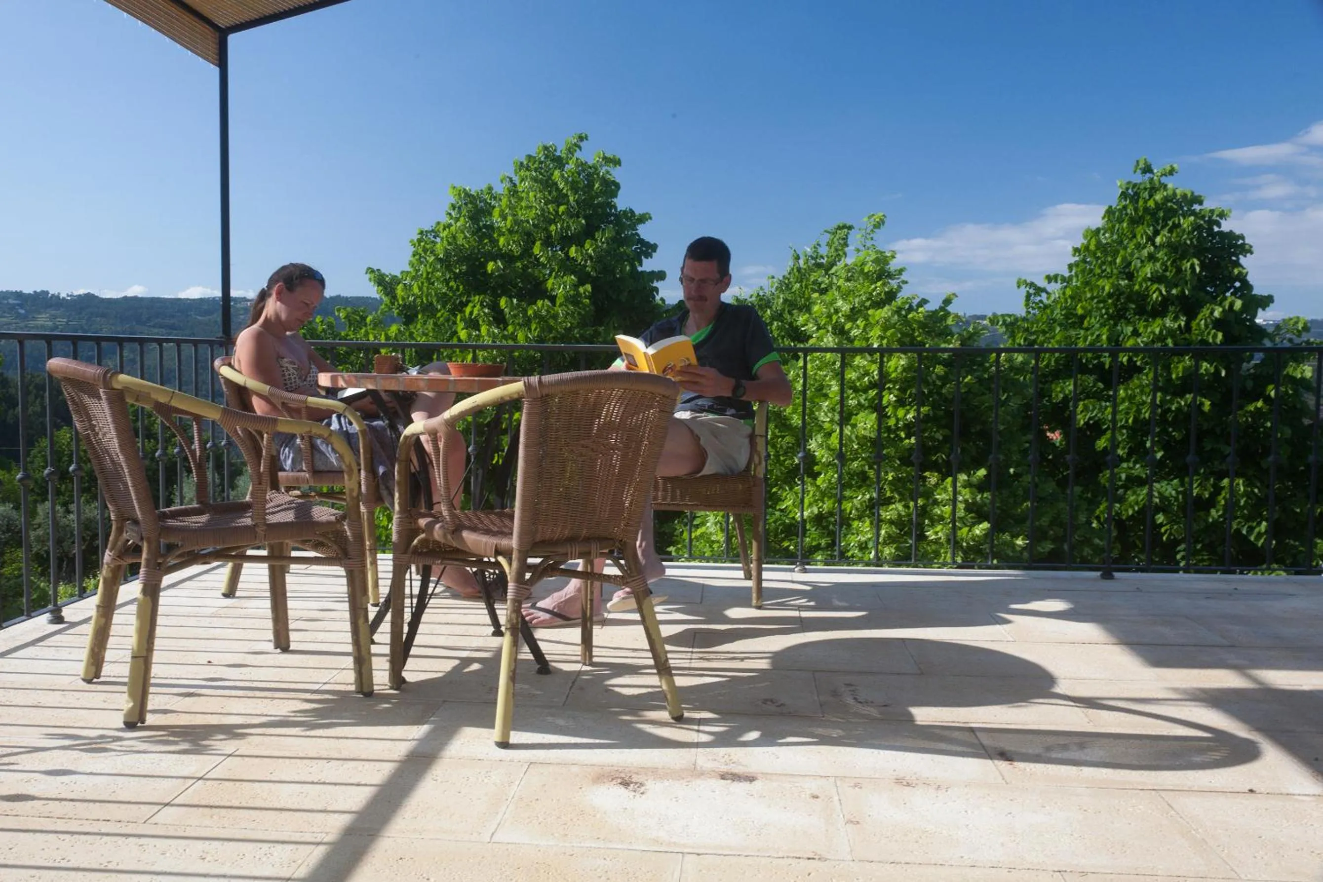 Balcony/Terrace in Hotel Rural Quinta da Geia